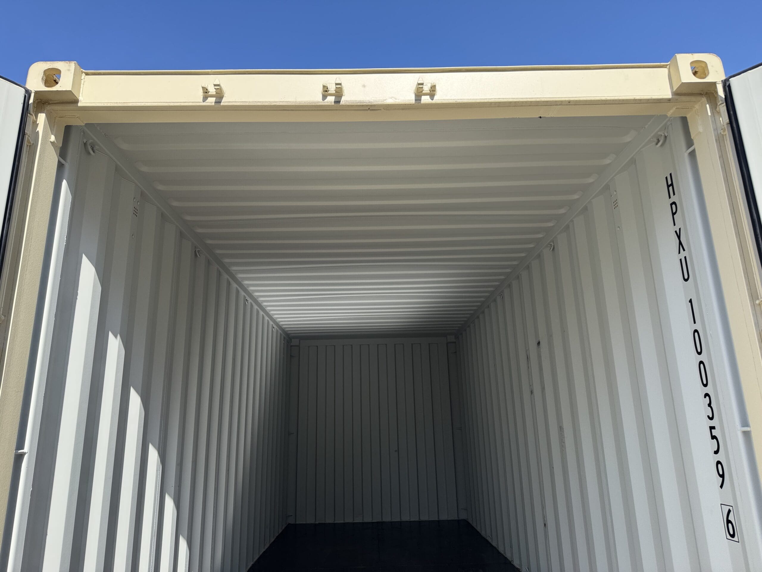 20ft New Shipping Container – Wind & Watertight – Beige — 20ft — new (image 8 of 12)