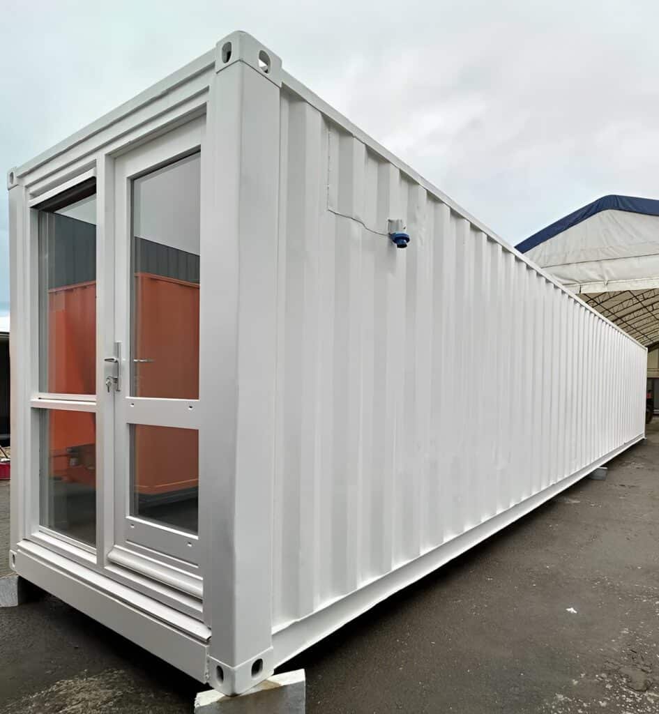 Converted 40ft Shipping Container | Open Plan Office | Portable Container Building — 40ft — new (image 6 of 13)