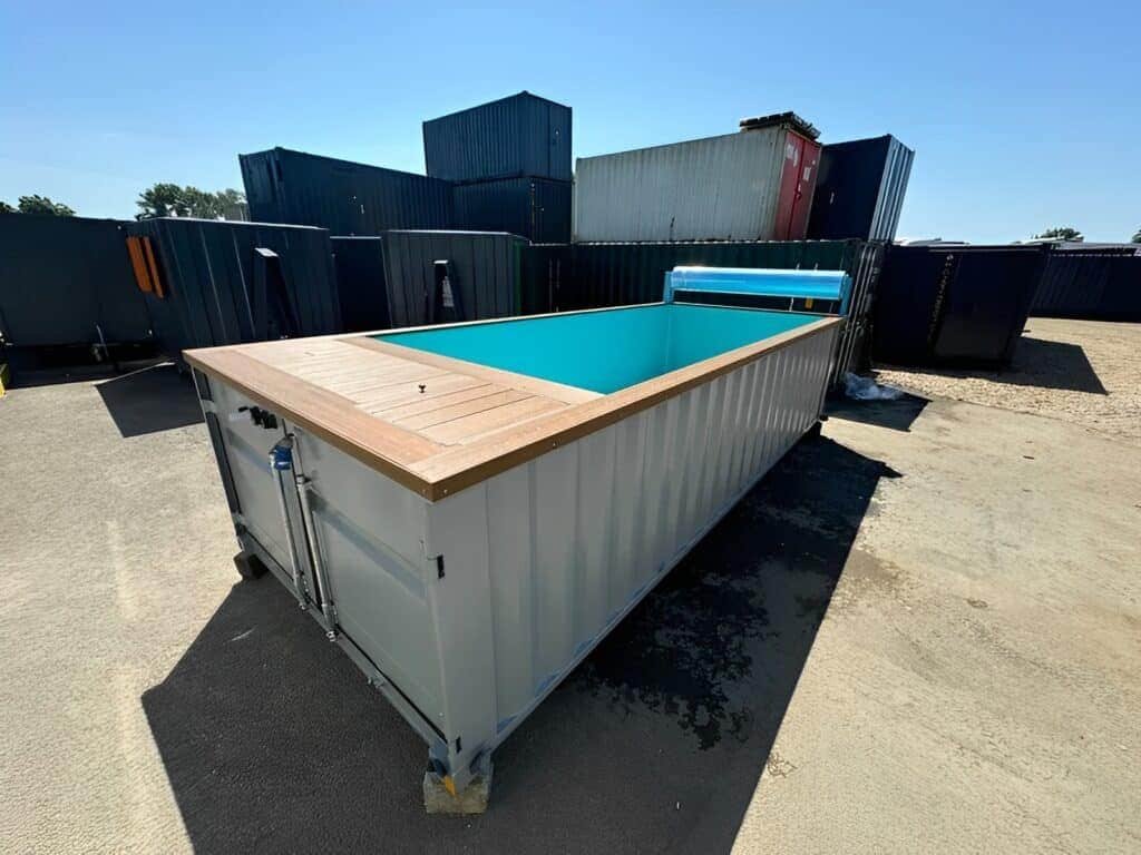 20ft Portable Container Swimming Pool | Caribbean Blue Outdoor Swimming Pool — 20ft — new (image 14 of 16)