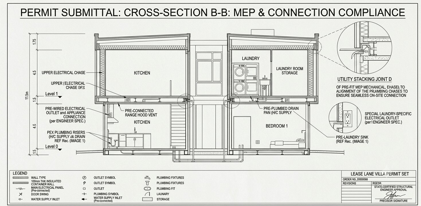 Luxury 3 Bedroom Prefabricated Modular Container Home Villa for Sale — 20ft — new (image 22 of 27)