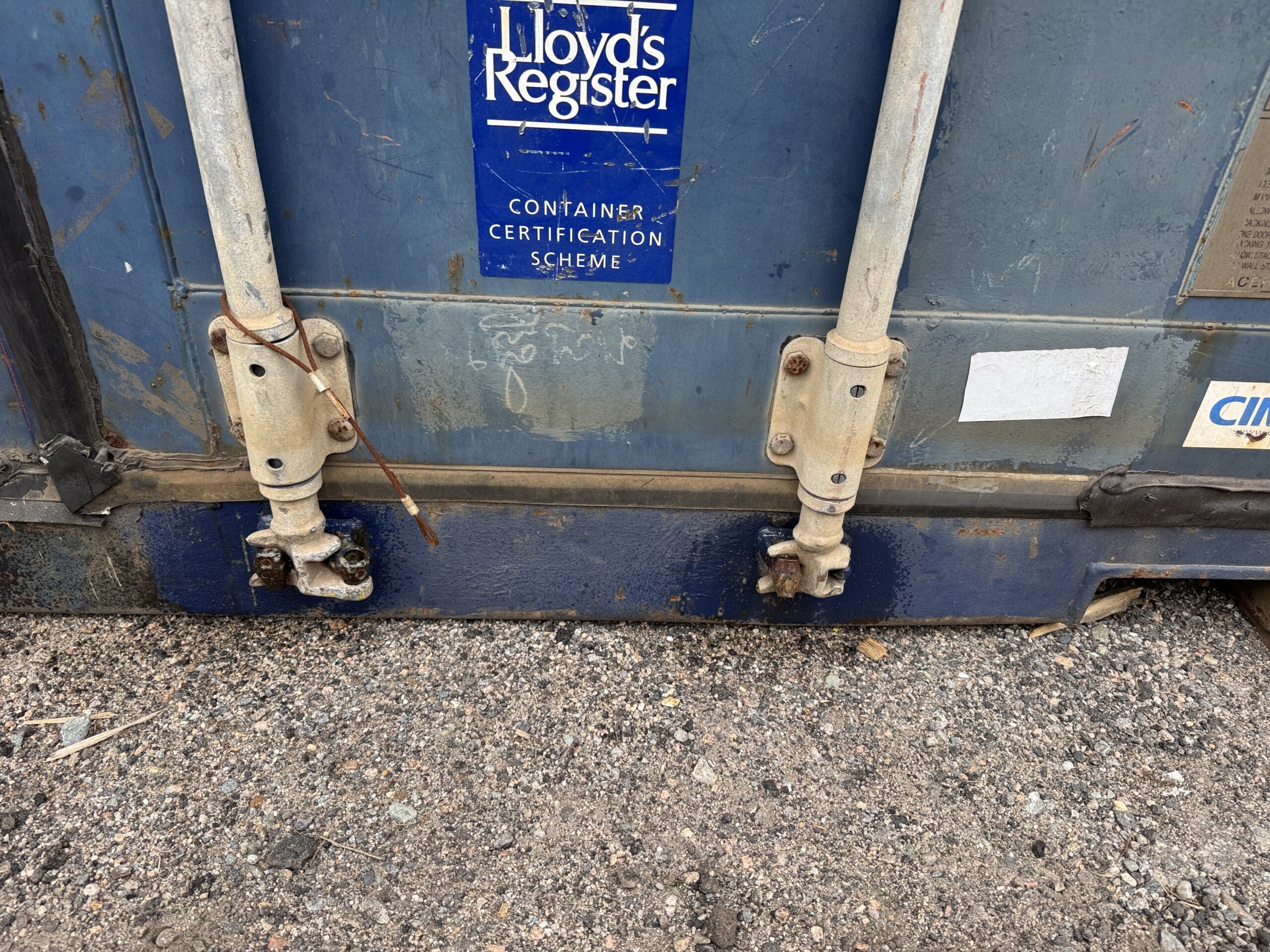 20ft Used Shipping Container – Wind & Watertight – Blue — 20ft — used (image 5 of 12)