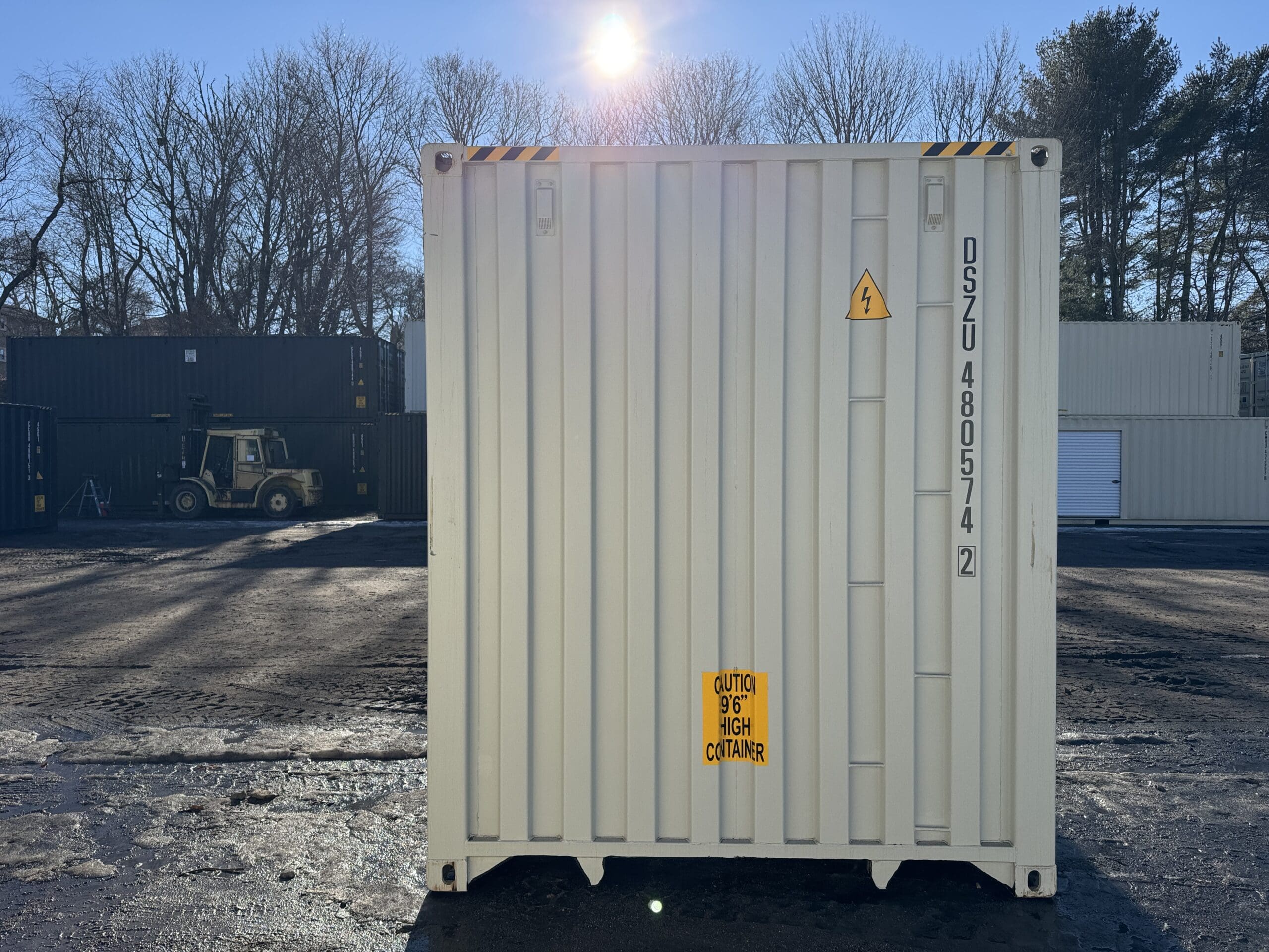 40ft New High Cube Shipping Container – Wind & Watertight – Lt Gray — 40ft — new (image 11 of 12)