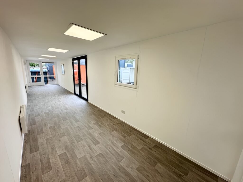 Converted 40ft Shipping Container | Open Plan Office | Portable Container Building — 40ft — new (image 13 of 13)