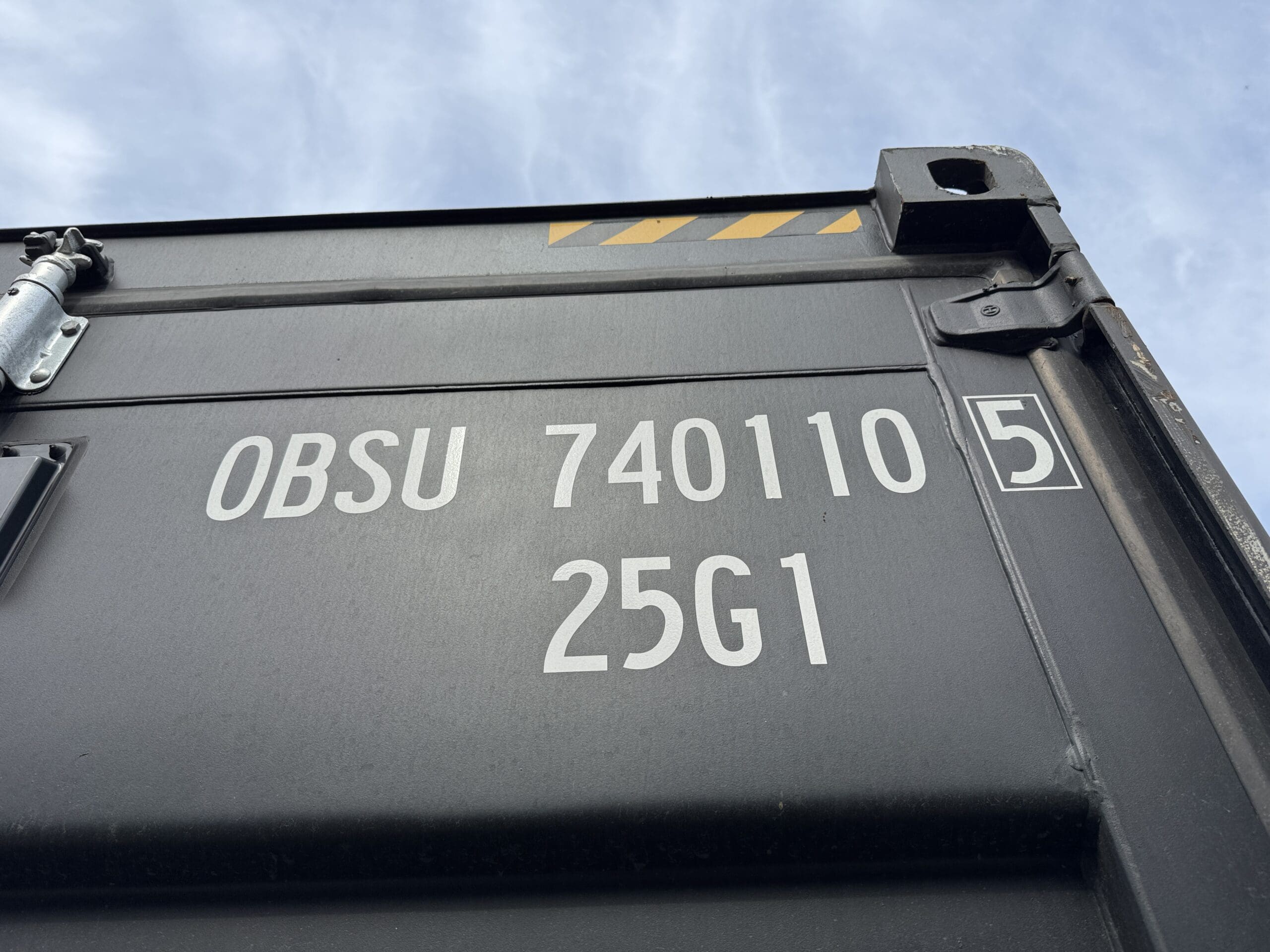 20ft New High Cube Shipping Container – Wind & Watertight – Black — 20ft — new (image 2 of 12)
