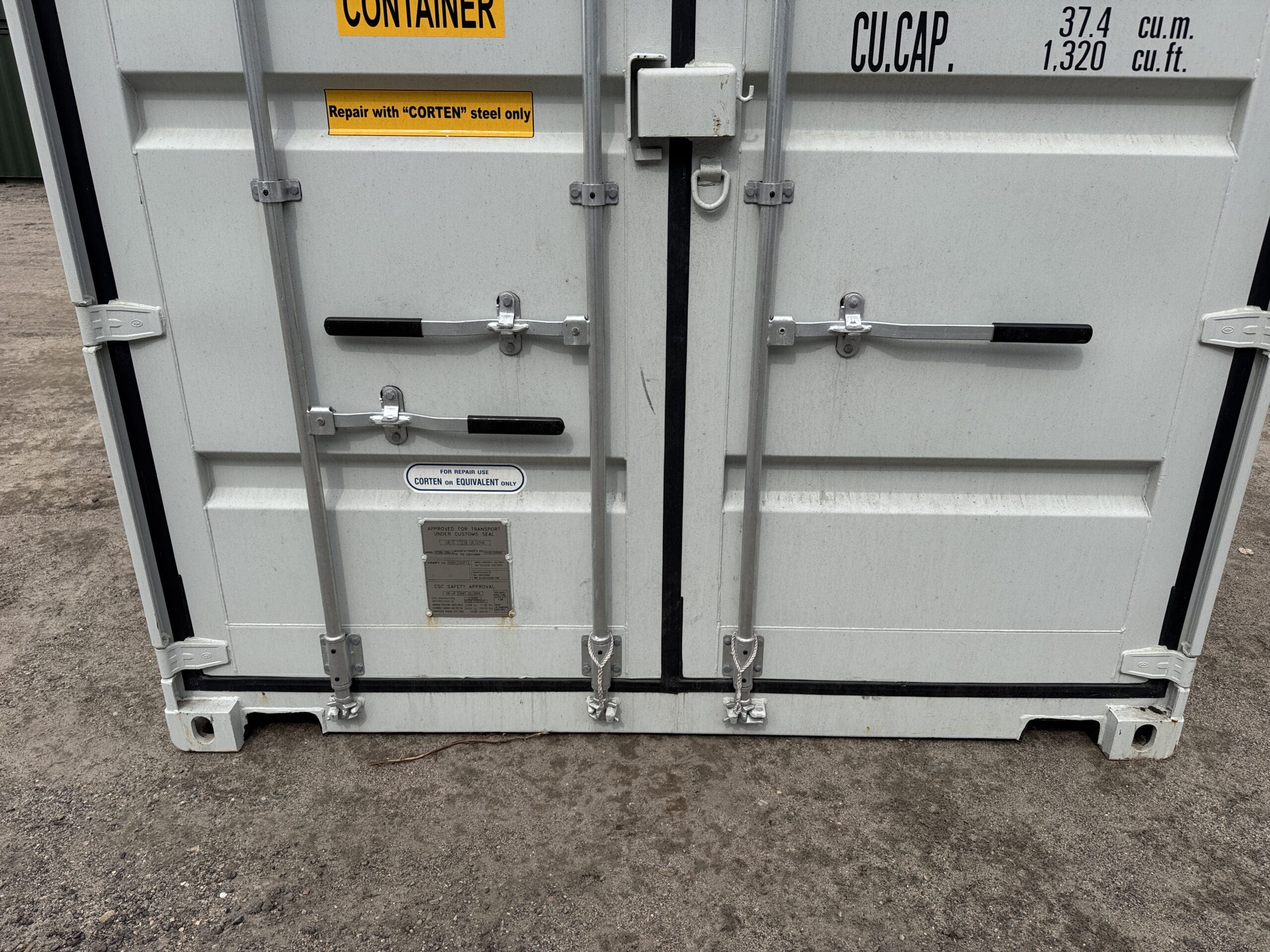 20ft New High Cube Shipping Container – Wind & Watertight – Gray — 20ft — new (image 6 of 12)