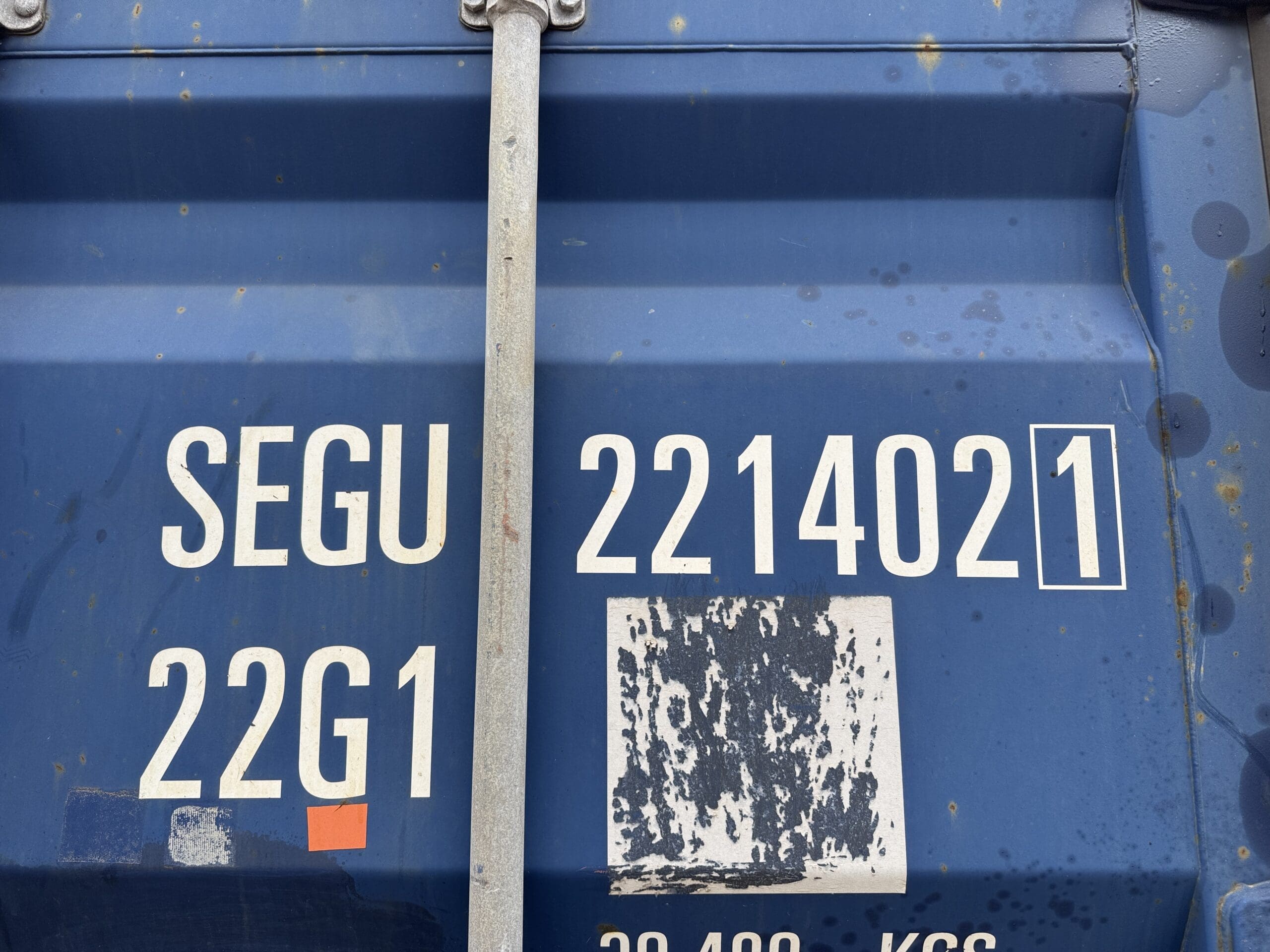 20ft Used Shipping Container – Wind & Watertight – Blue — 20ft — used (image 2 of 12)