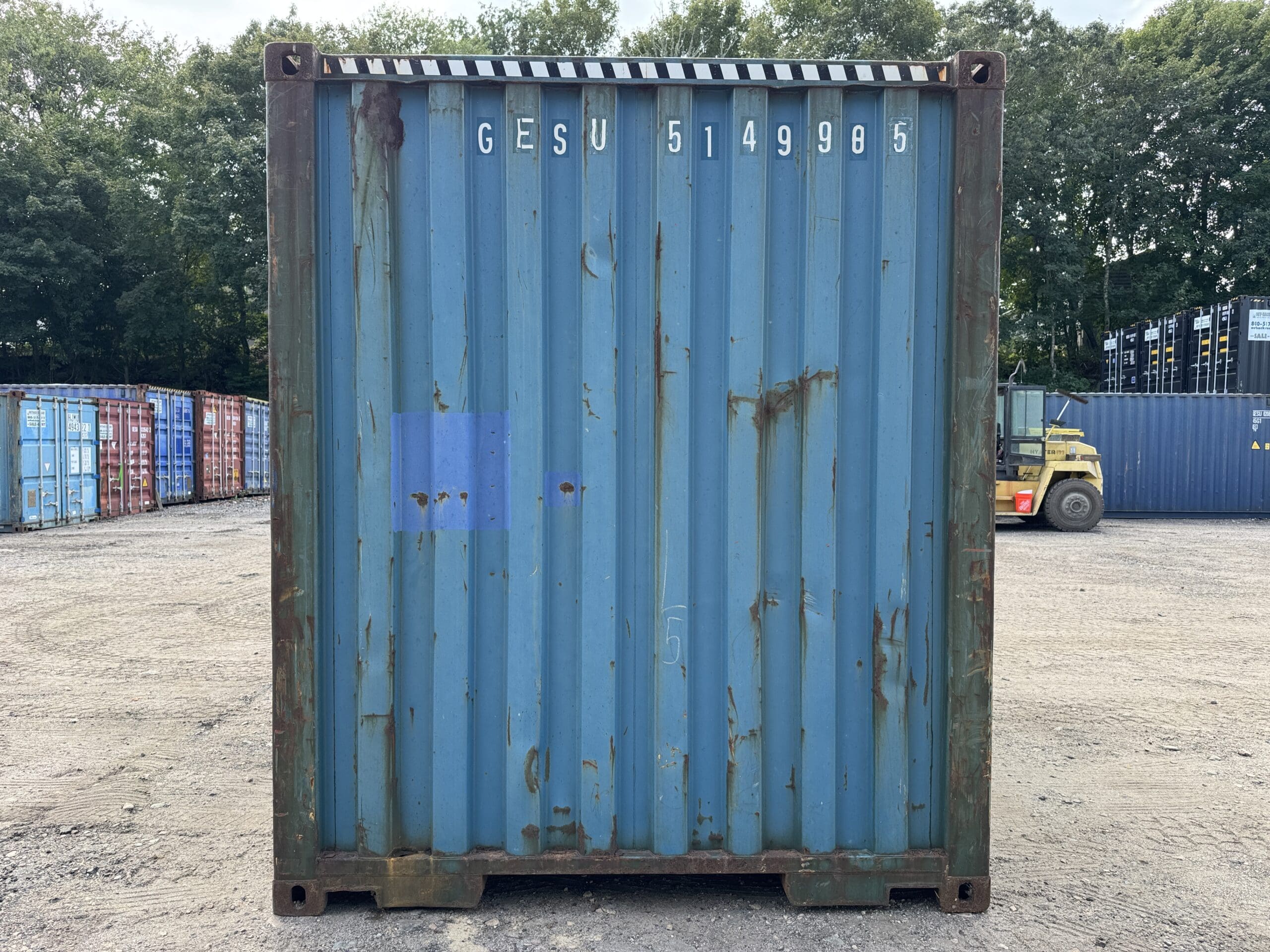 40ft Used High Cube Shipping Container – Wind & Watertight – Blue — 40ft — used (image 9 of 12)
