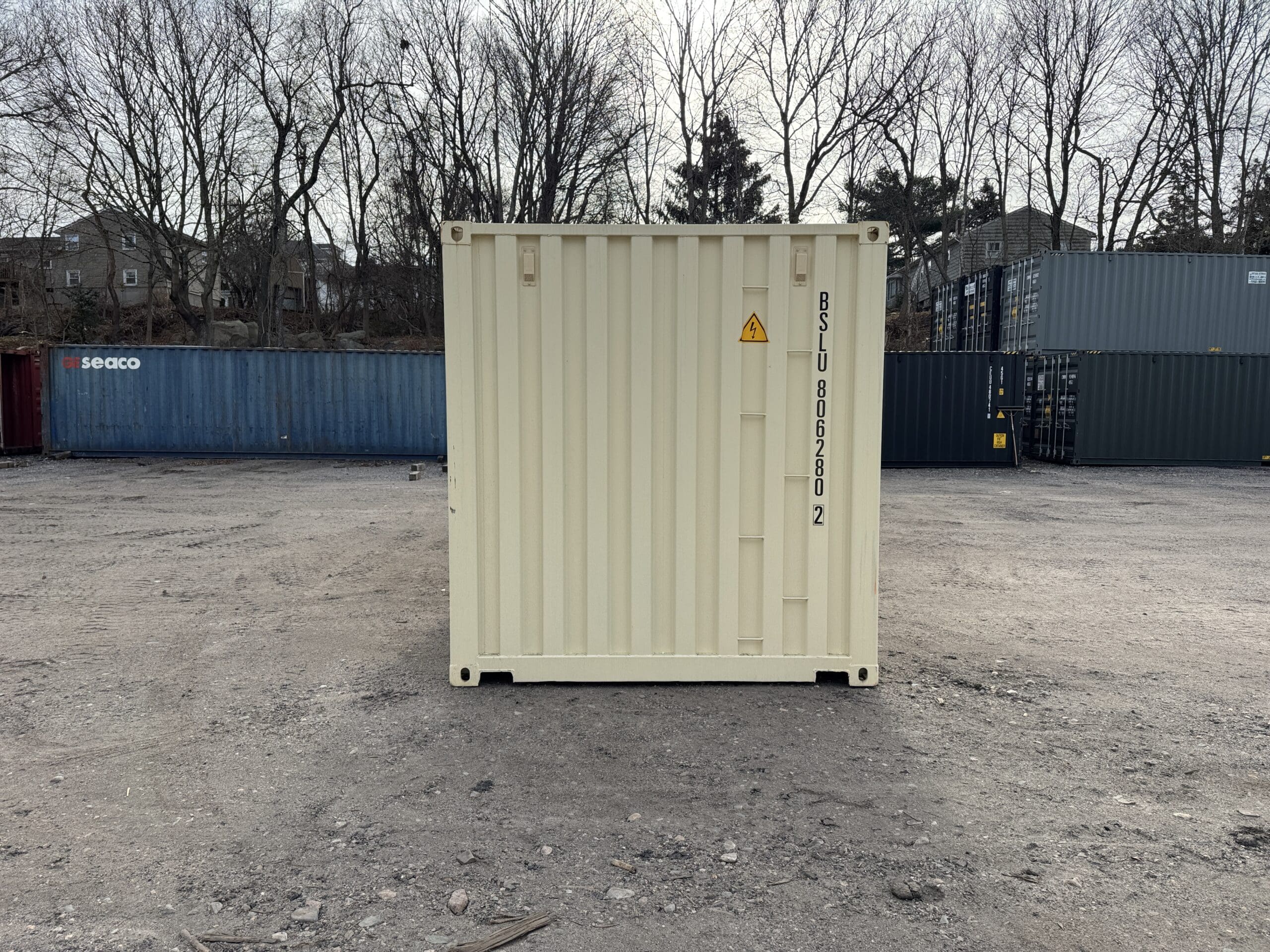 20ft New Shipping Container – Wind & Watertight – Beige — 20ft — new (image 11 of 12)