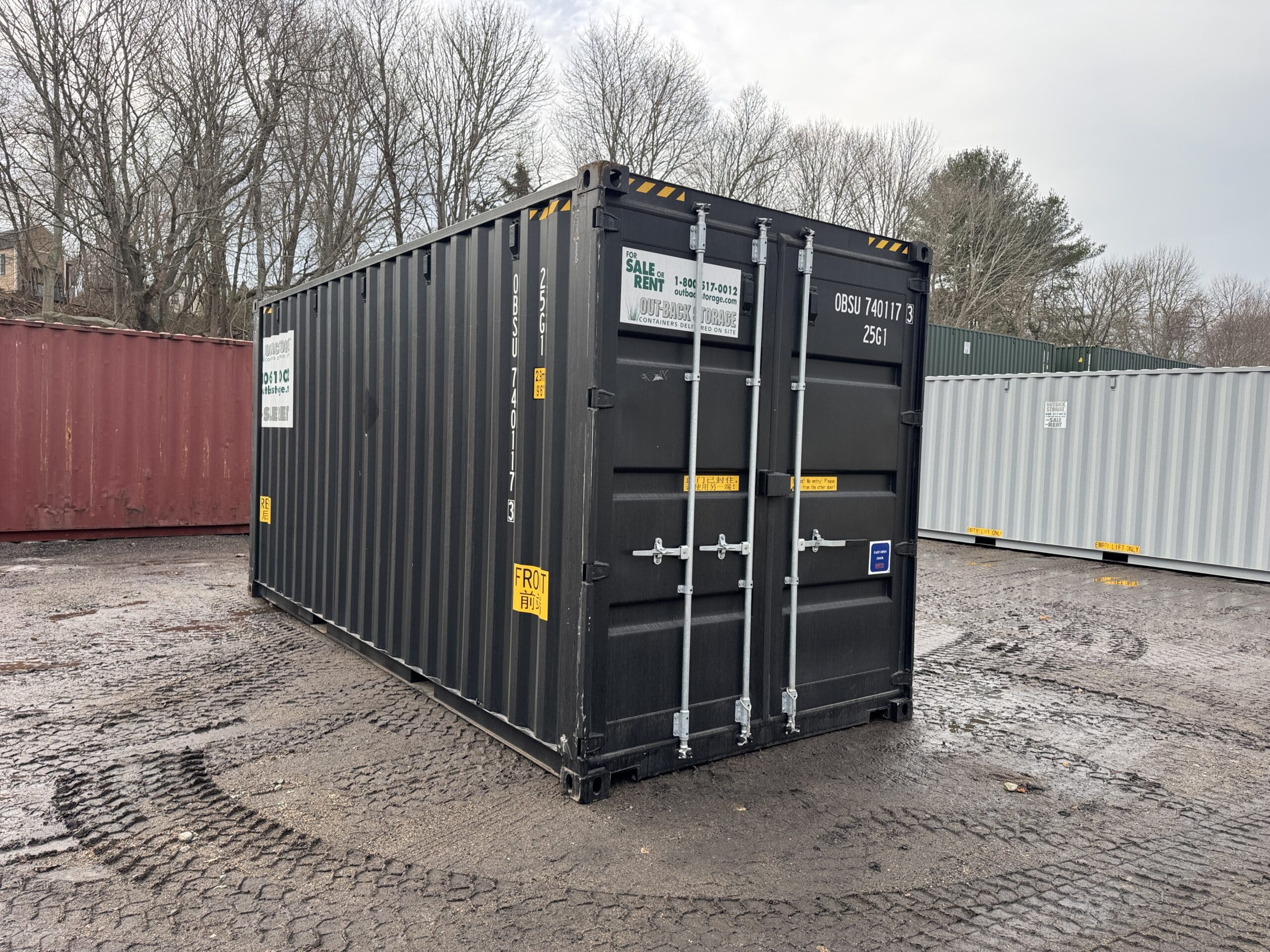 20ft New High Cube Shipping Container – Wind & Watertight – Black — 20ft — new (image 12 of 12)