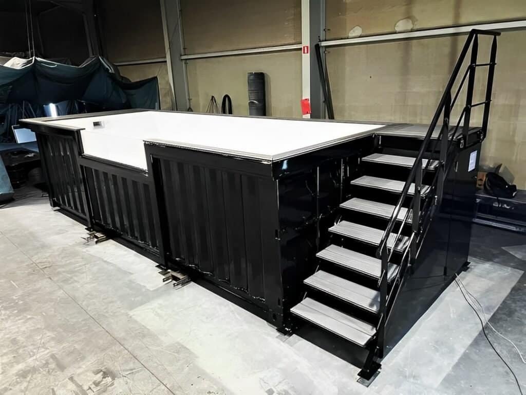 20ft Shipping Container Swimming Pool with Convenient Side Staircase — 20ft — new (image 4 of 10)