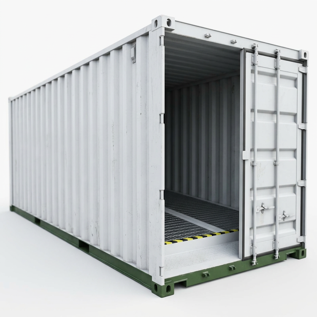 20Ft X 8Ft Open Mesh Floor Bunded Store — 20ft — new — storage containers (image 3 of 4)