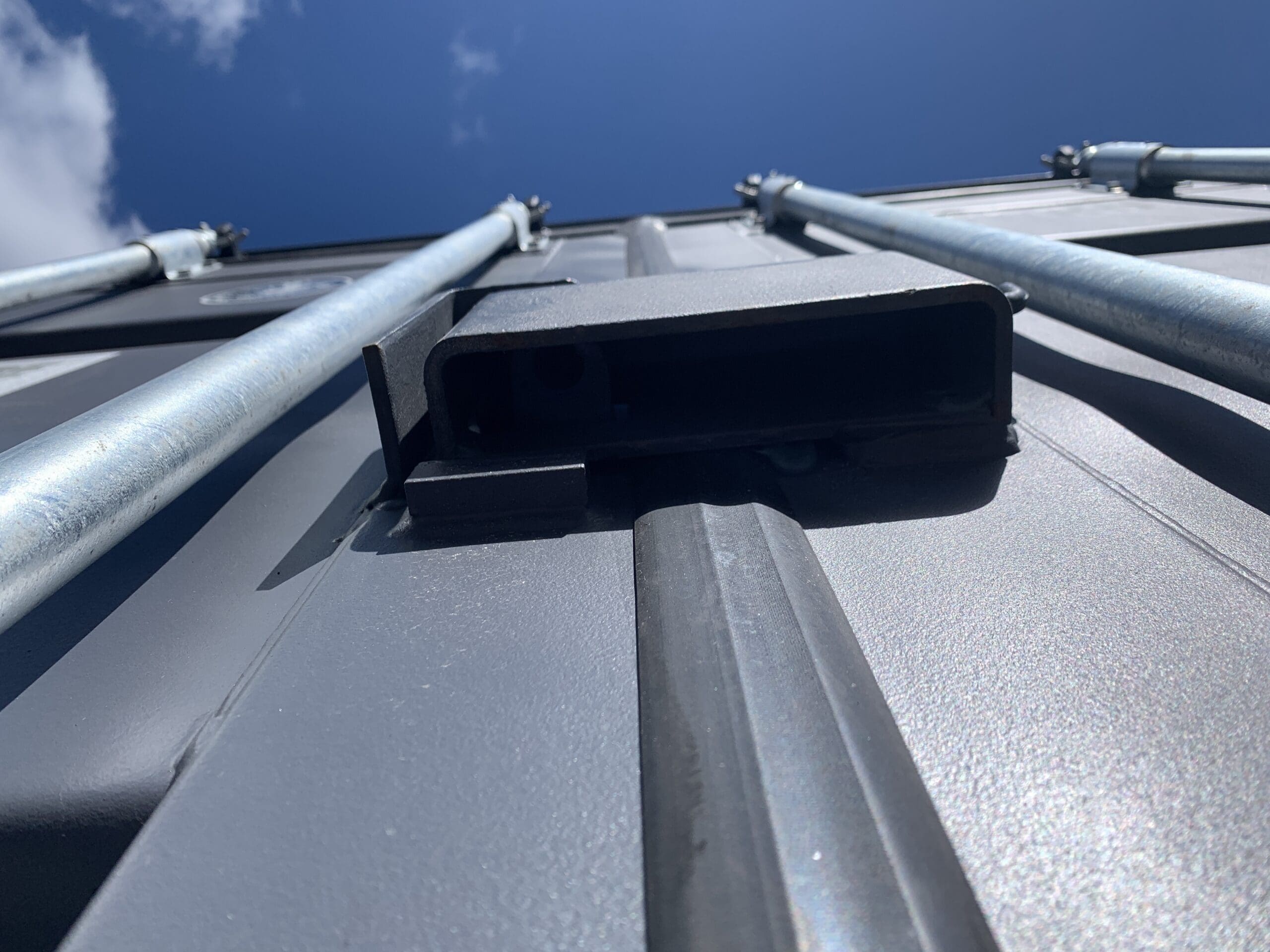 20ft Open Side New Shipping Container – Wind & Watertight – Gray — 20ft — new (image 6 of 12)