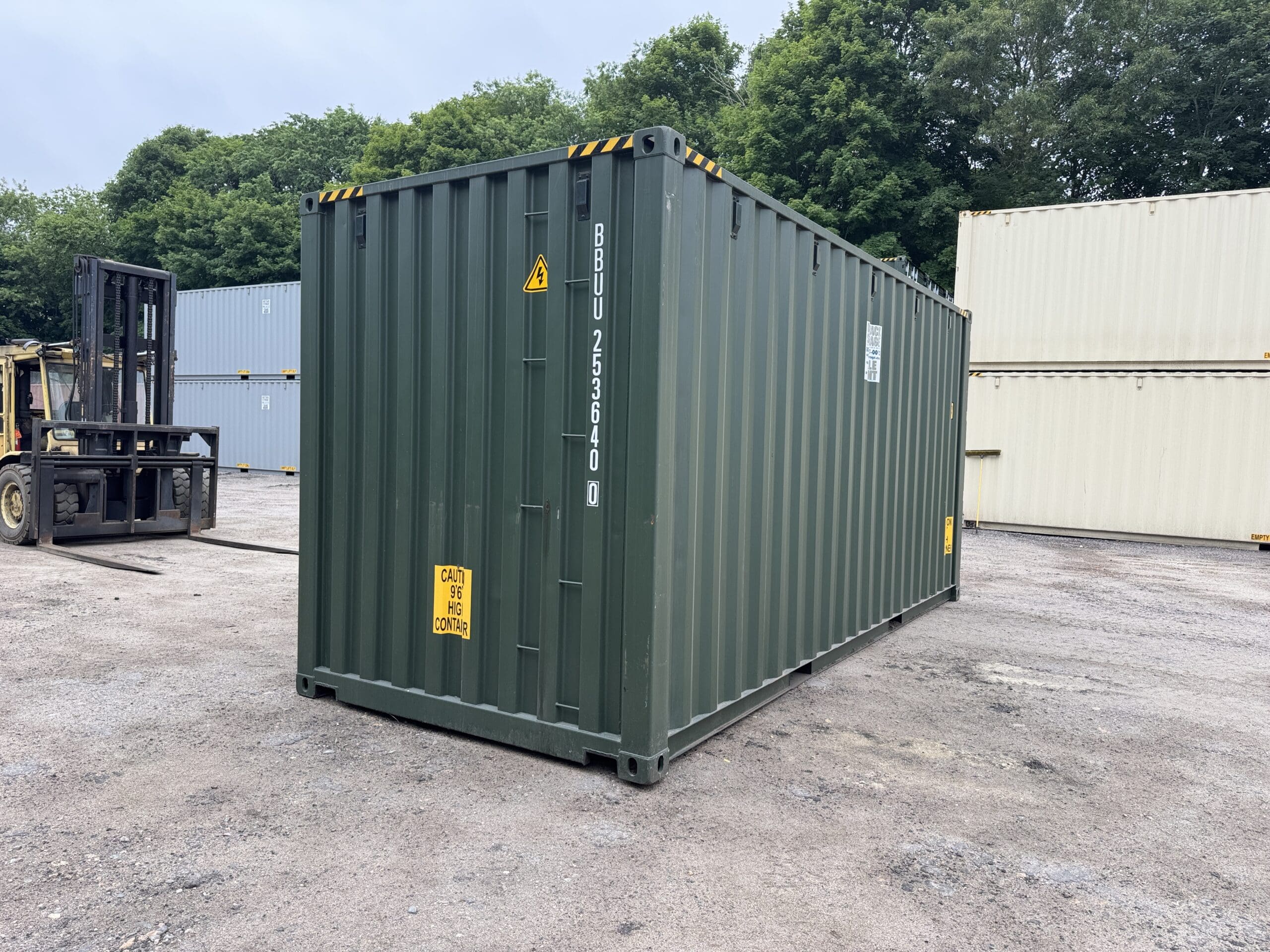 20ft New High Cube Shipping Container – Wind & Watertight – Green — 20ft — new (image 12 of 12)