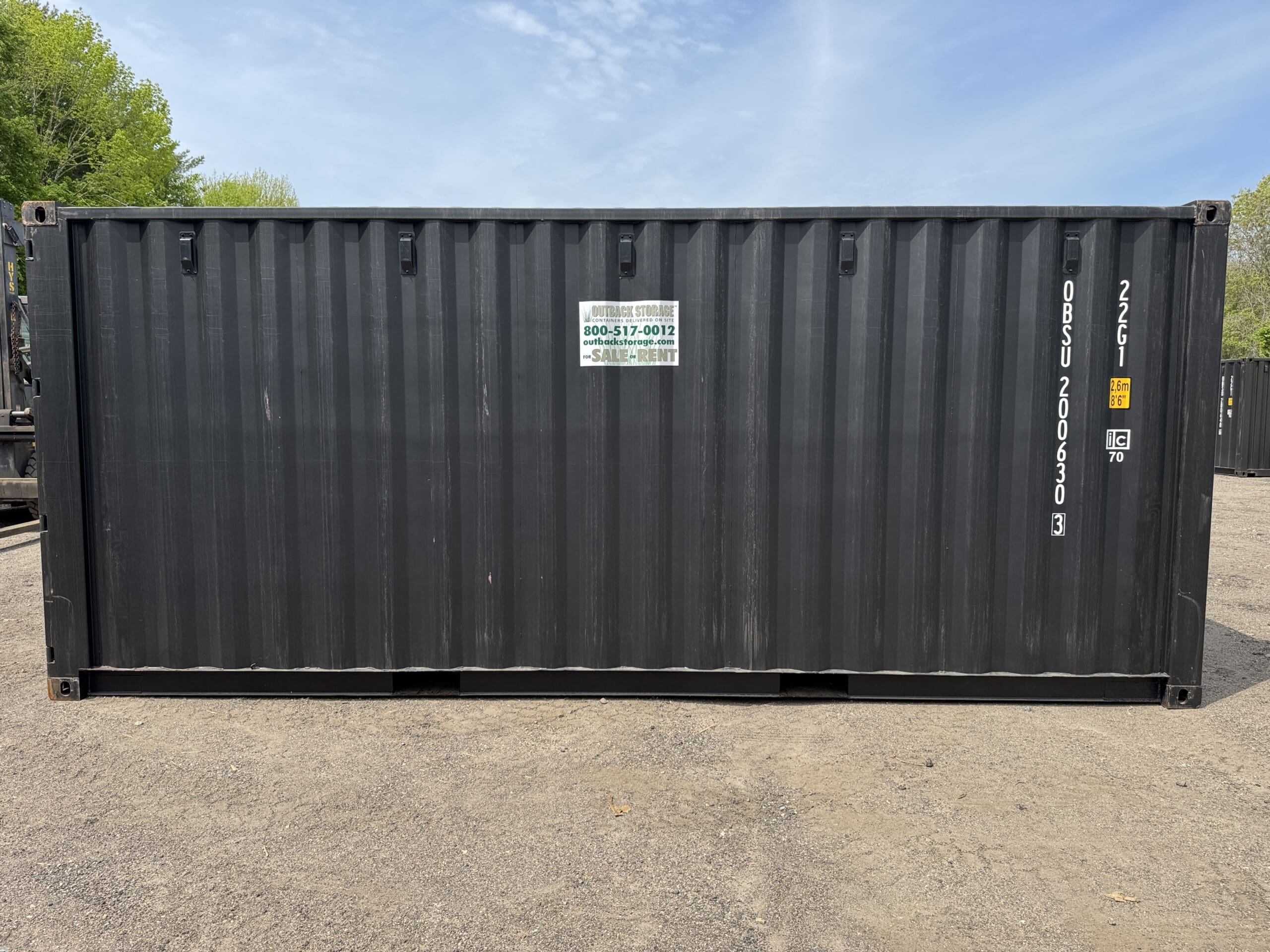 20ft New Shipping Container – Wind & Watertight – Black — 20ft — new (image 8 of 12)