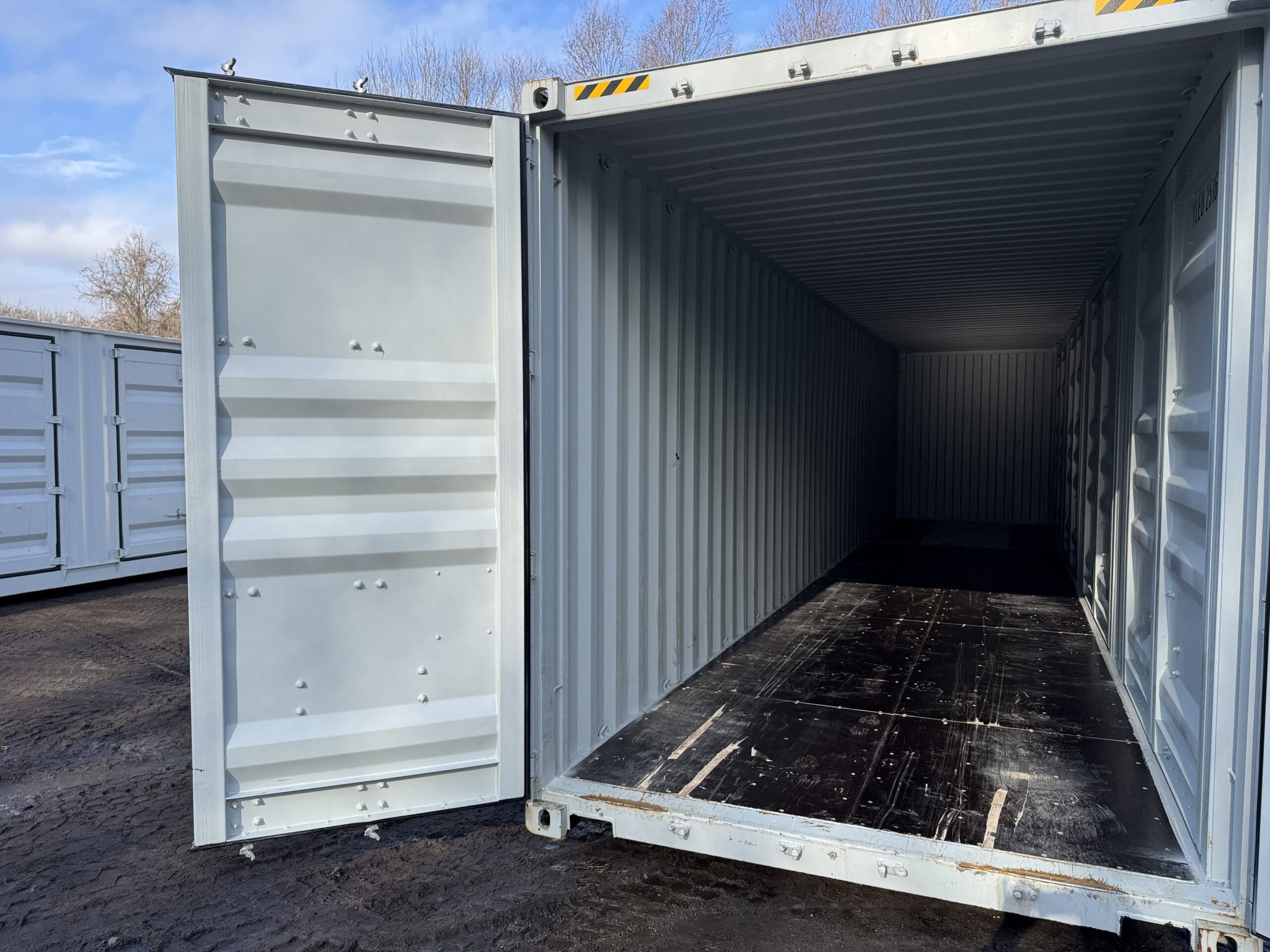 40ft New High Cube Shipping Container – Wind & Watertight – Lt Gray — 40ft — new (image 12 of 12)