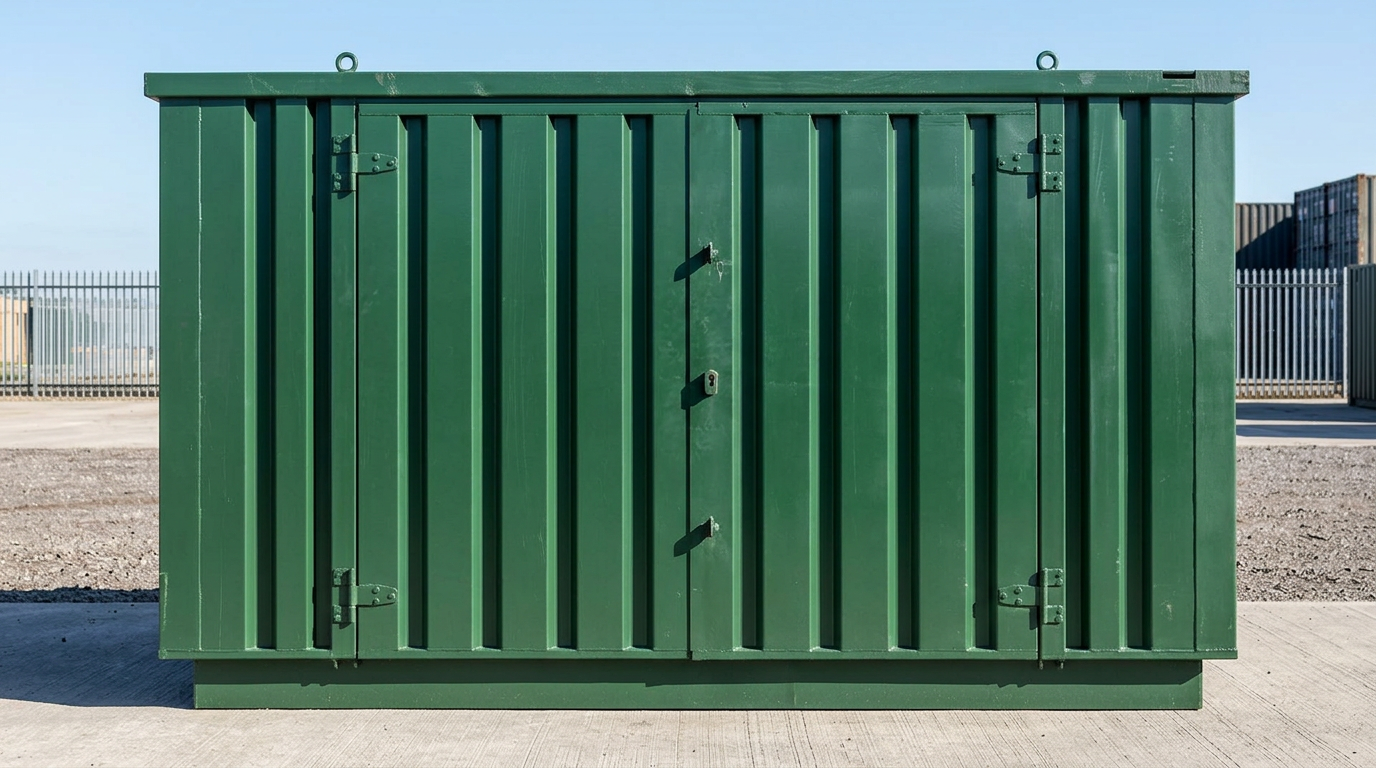 4m x 2.1m Powder Coated Flat Packed Store — new — storage containers (image 6 of 6)