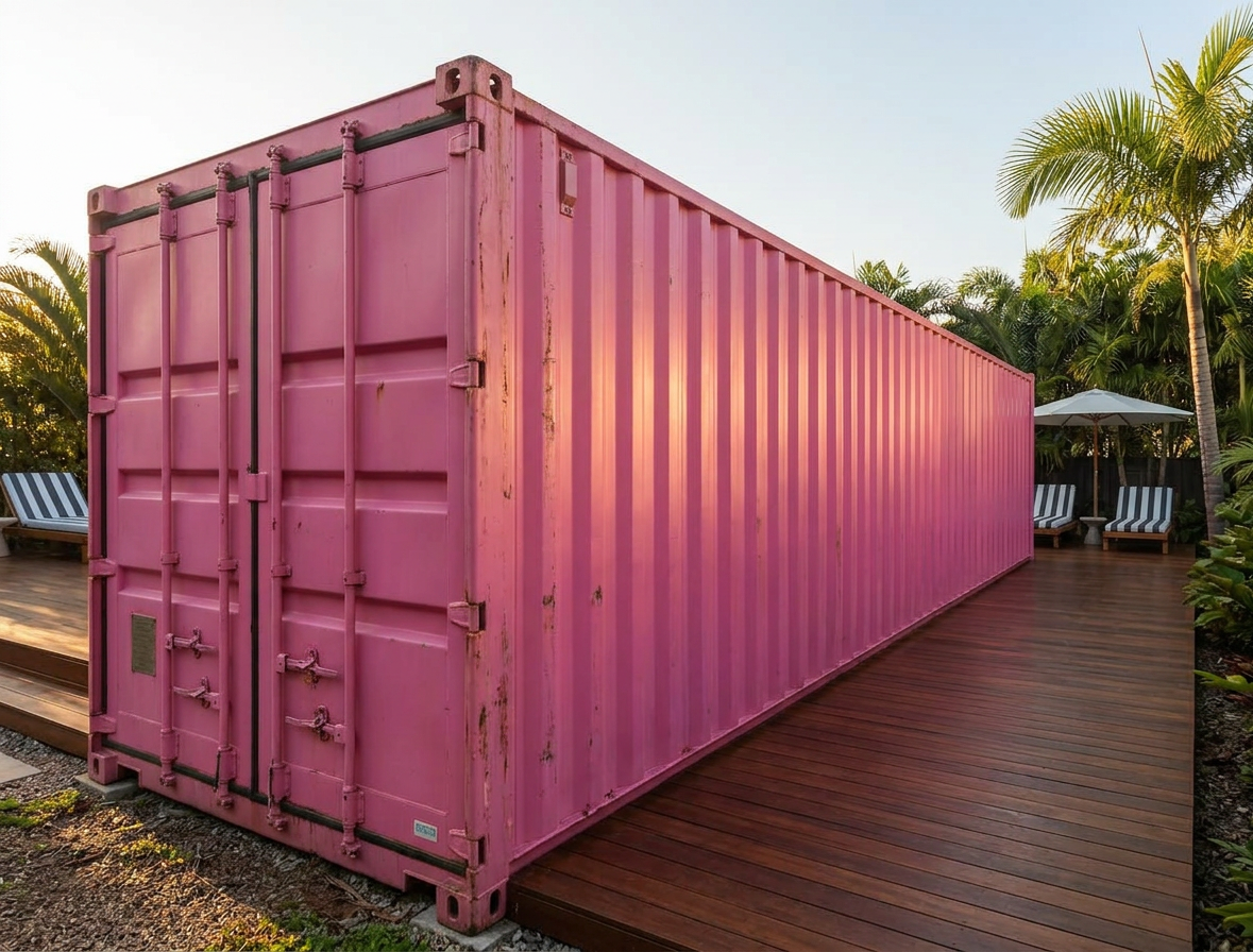 Pink 30 FT Container Pool — 30ft — new — container pools (image 5 of 6)