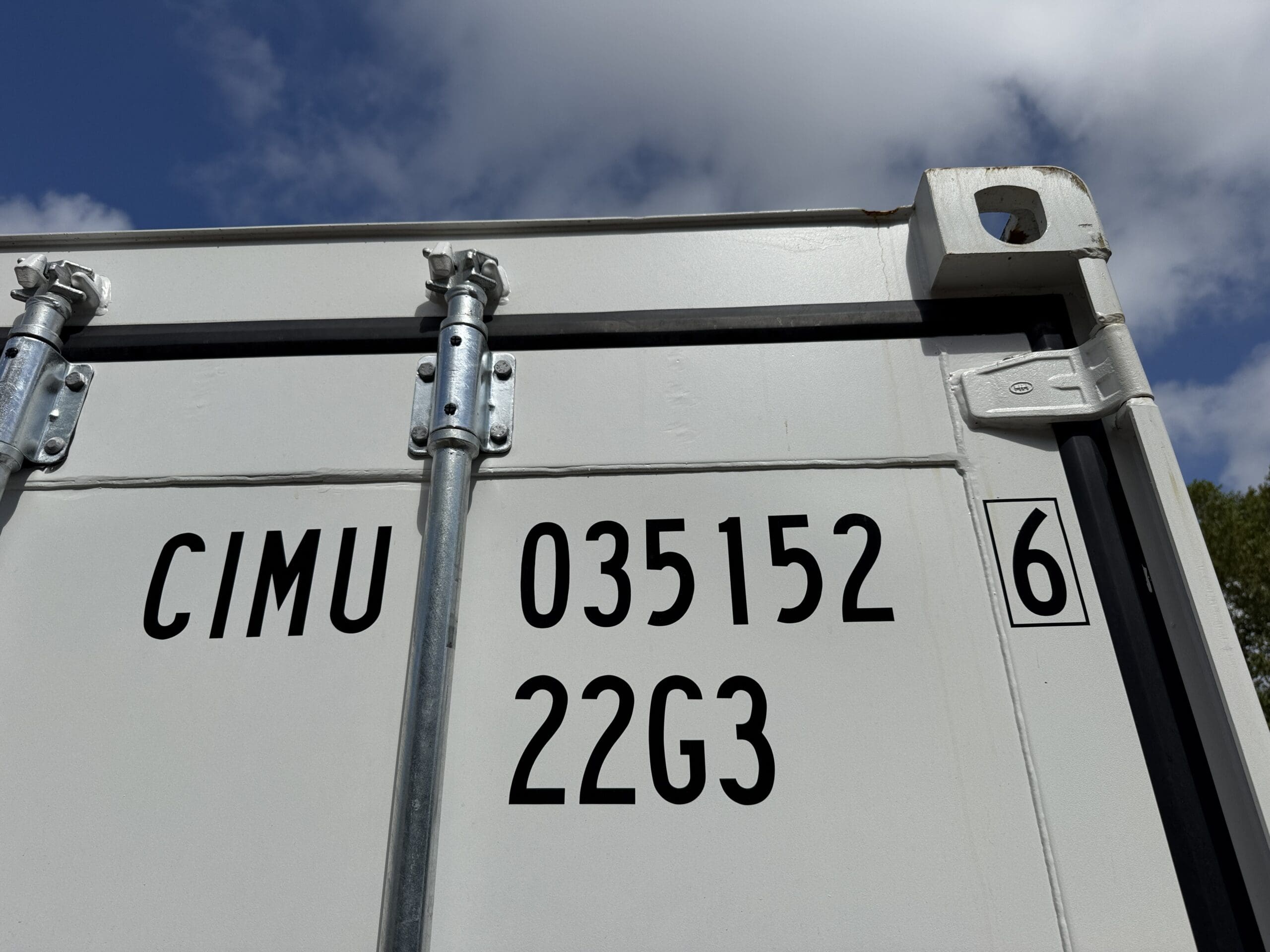 20ft New Shipping Container – Wind & Watertight – White — 20ft — new (image 2 of 12)