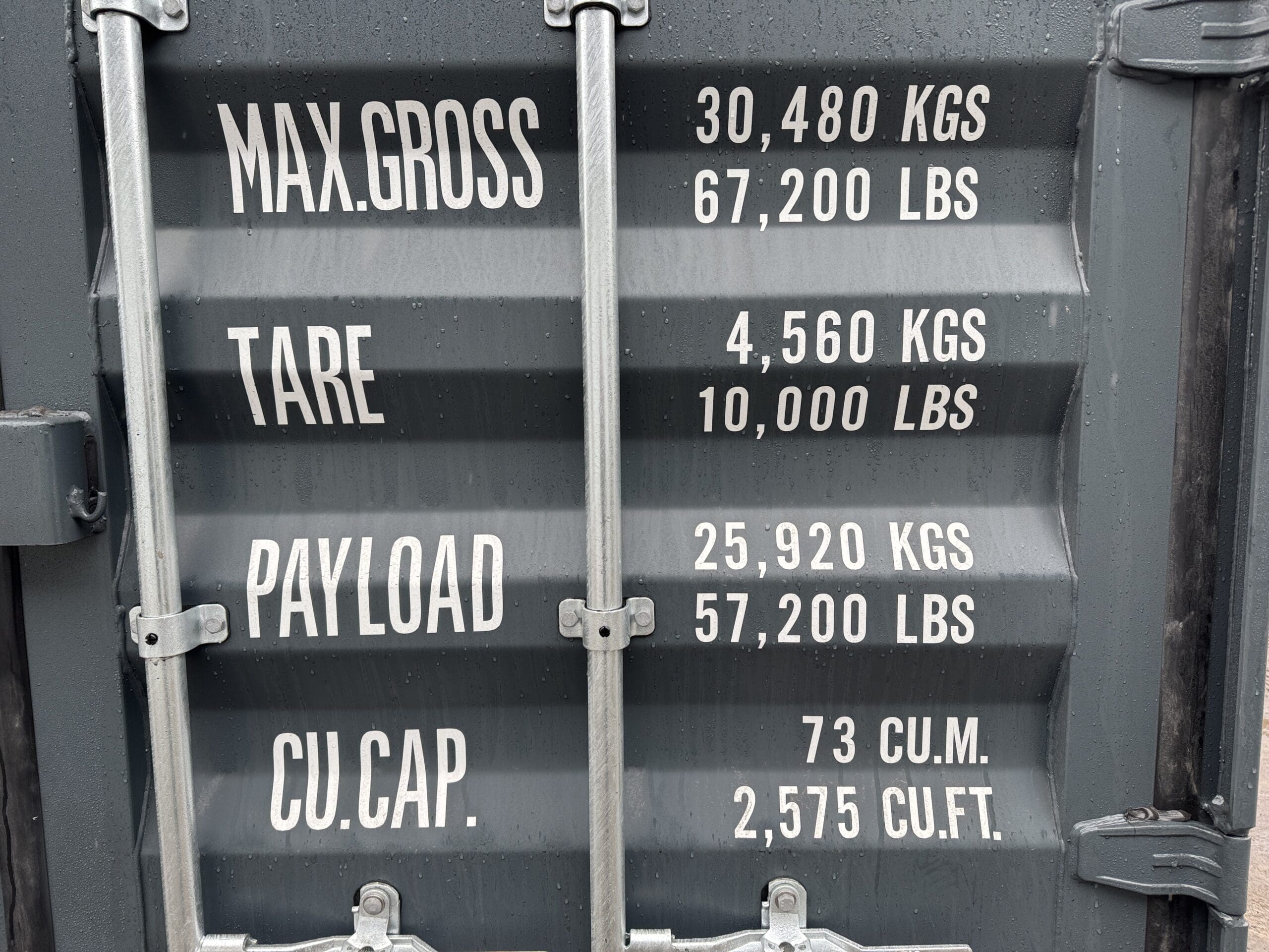 40ft New High Cube Shipping Container – Wind & Watertight – Dk Gray — 40ft — new (image 4 of 12)