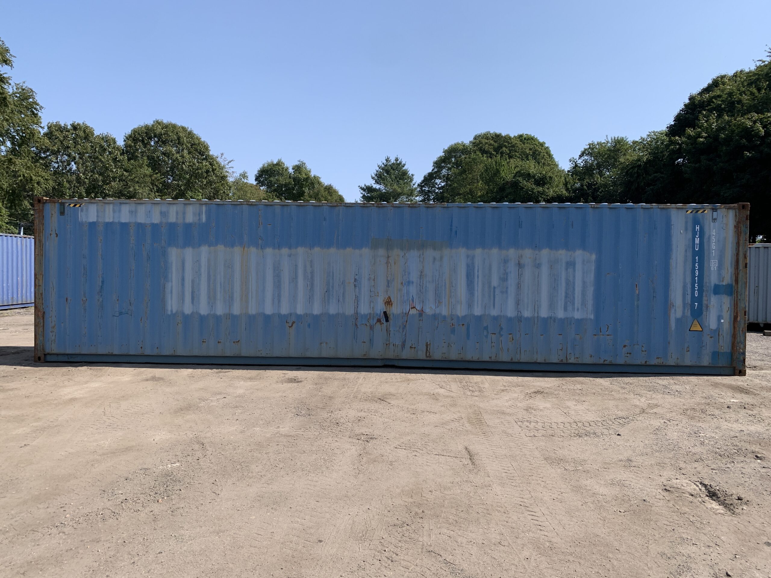 40ft Used High Cube Shipping Container – Wind & Watertight – Blue — 40ft — used (image 11 of 12)