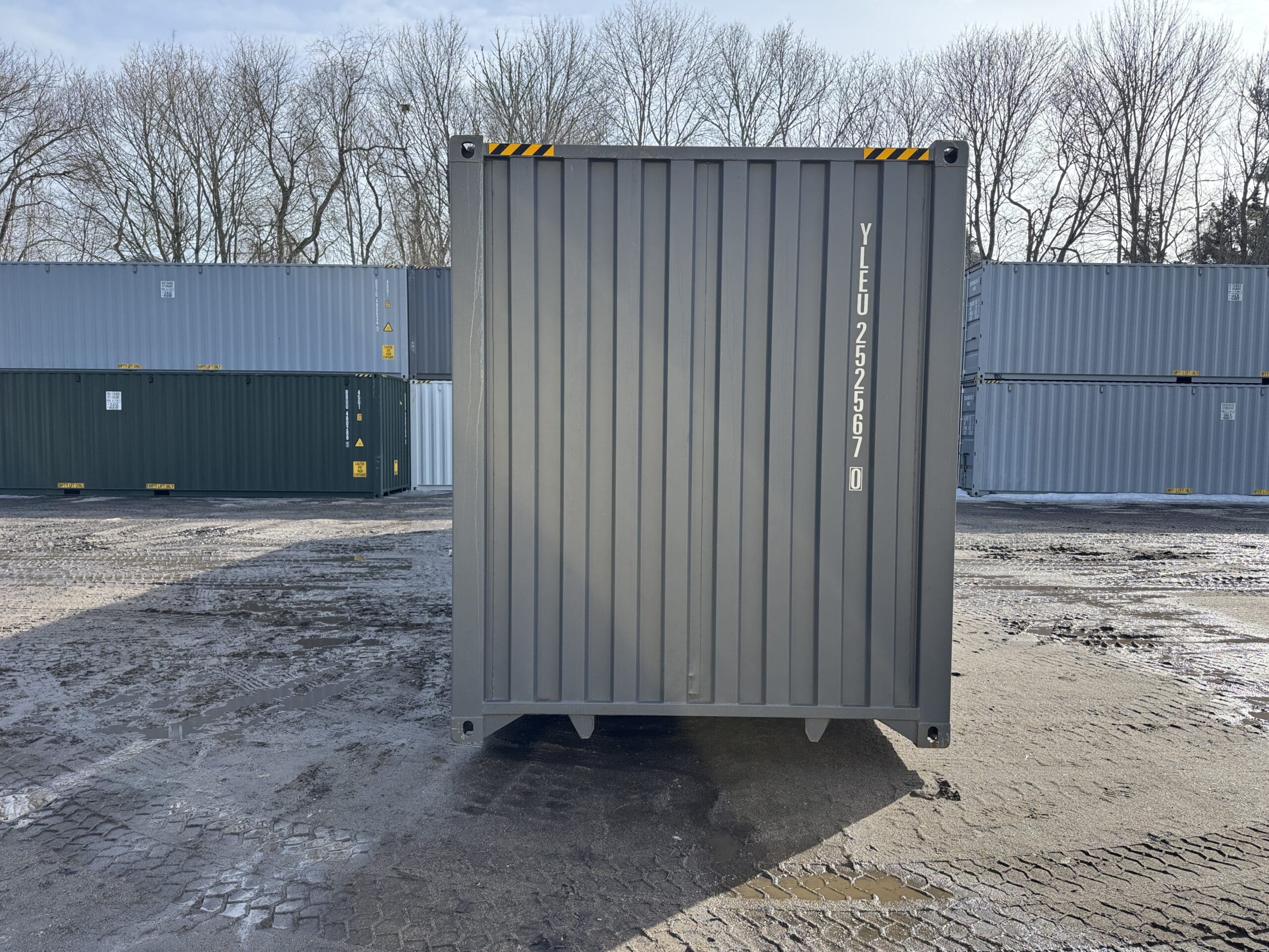 40ft New High Cube Shipping Container – Wind & Watertight – Dk Gray — 40ft — new (image 11 of 12)