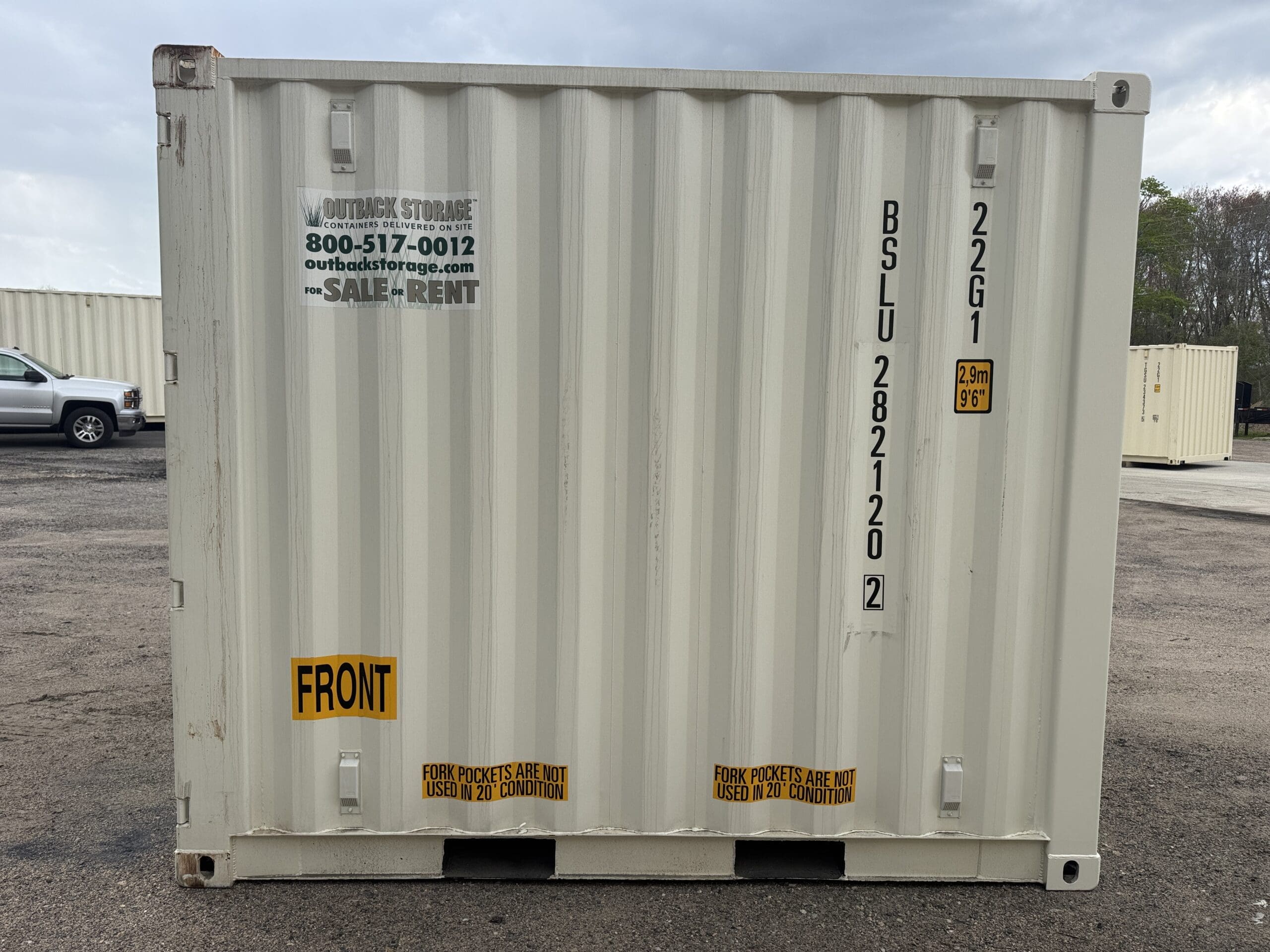 10ft New Shipping / Storage Container – Wind & Watertight – White — 10ft — new (image 9 of 10)