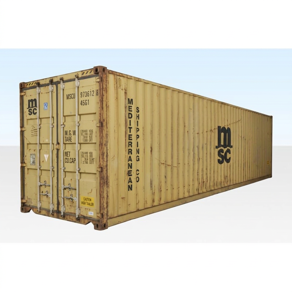40Ft X 8Ft Used Shipping Container High Cube — 40ft — used — storage containers (image 4 of 4)