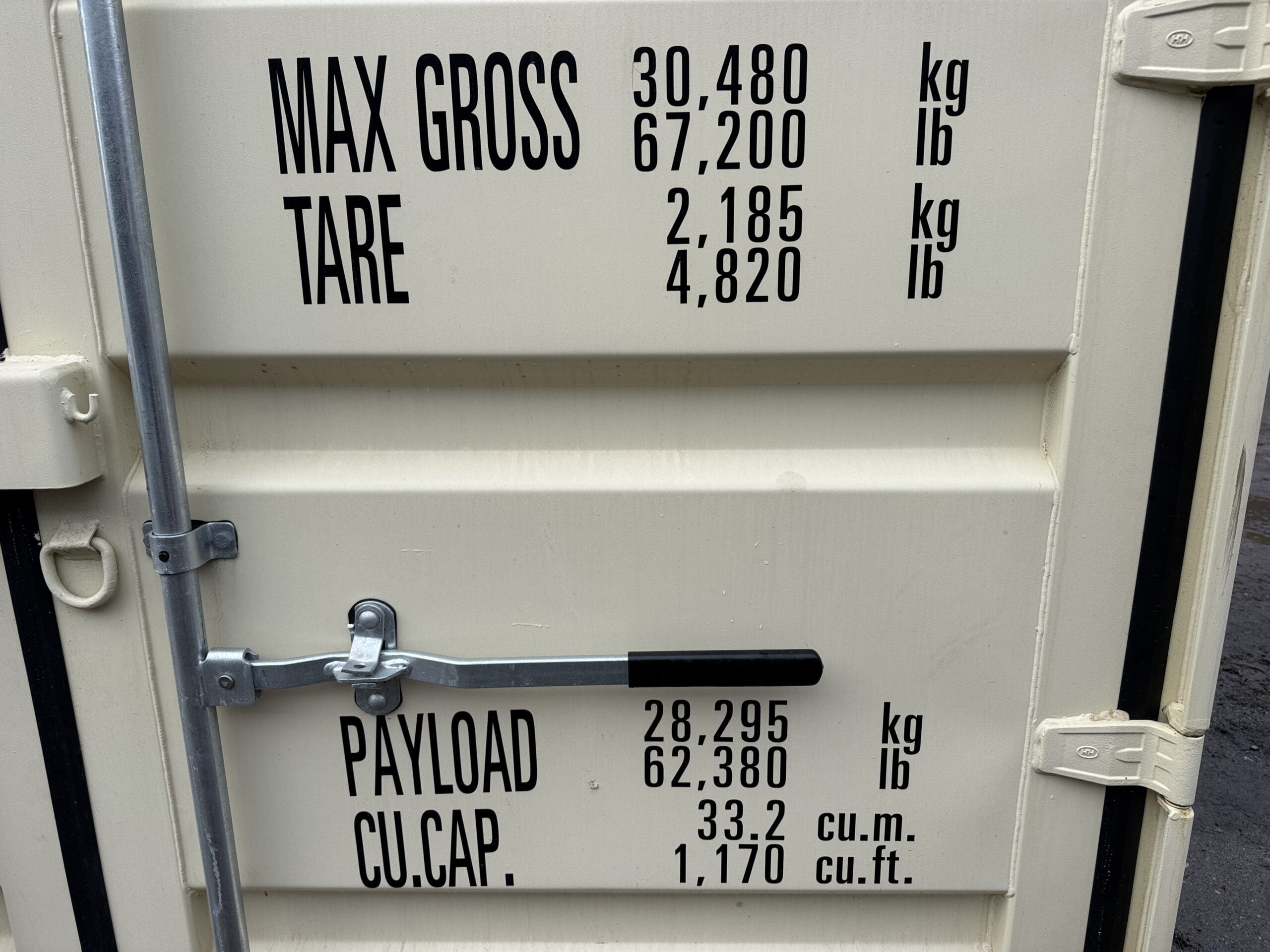 20ft New Shipping Container – Wind & Watertight – Beige — 20ft — new (image 4 of 12)