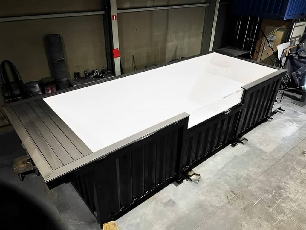20ft Shipping Container Swimming Pool with Convenient Side Staircase — 20ft — new (image 7 of 10)