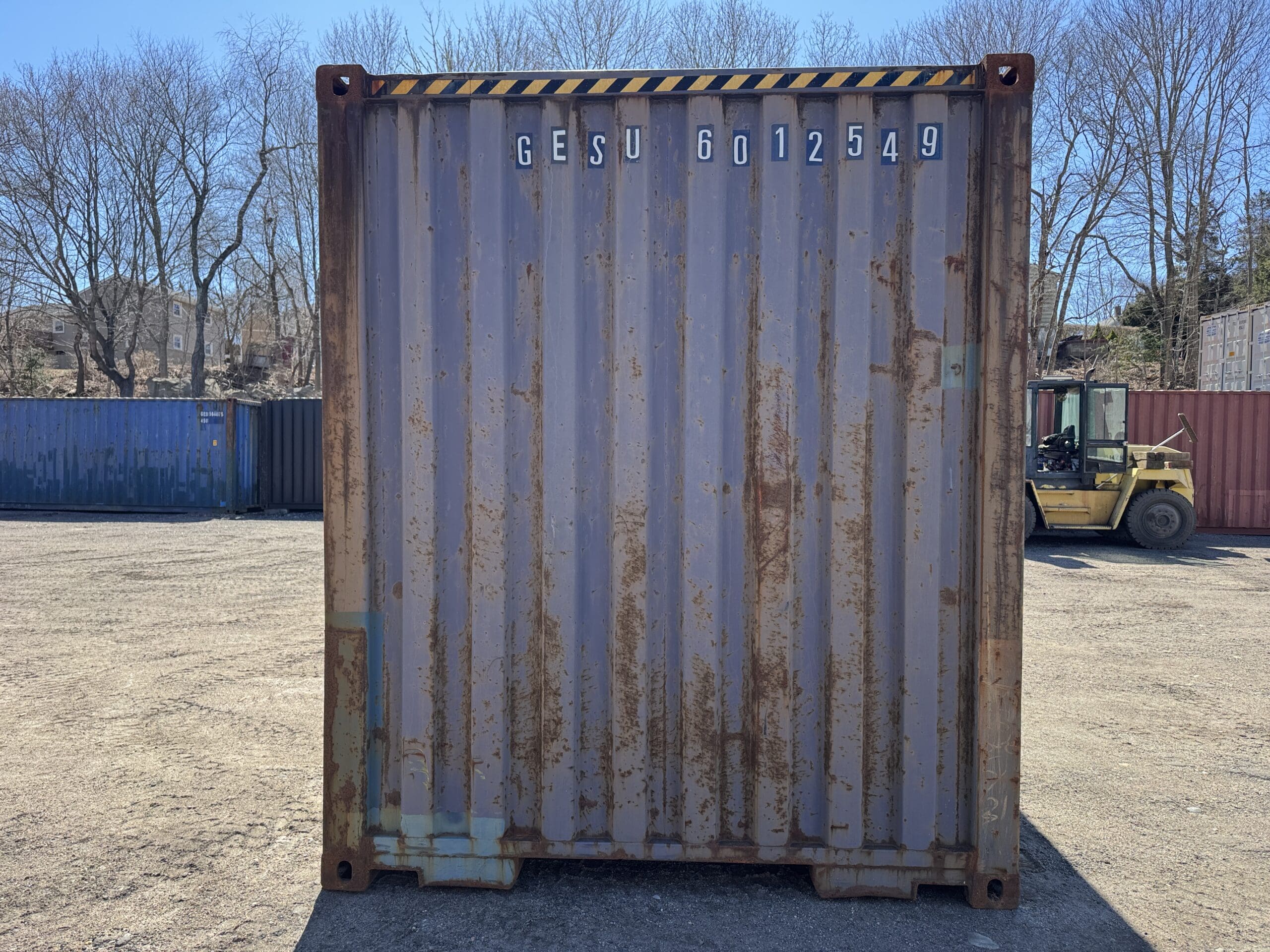 40ft Used High Cube Shipping Container – Wind & Watertight – Blue — 40ft — used (image 9 of 12)