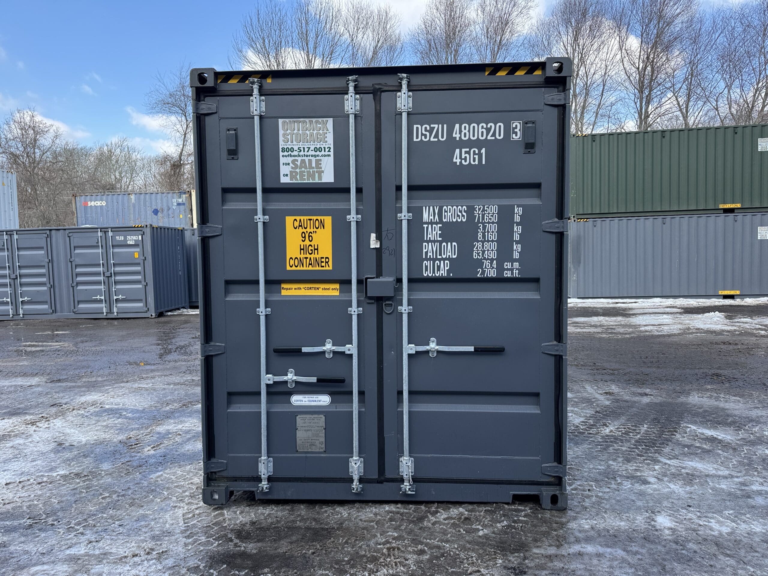 40ft New High Cube Shipping Container – Wind & Watertight — 40ft — new (image 3 of 12)