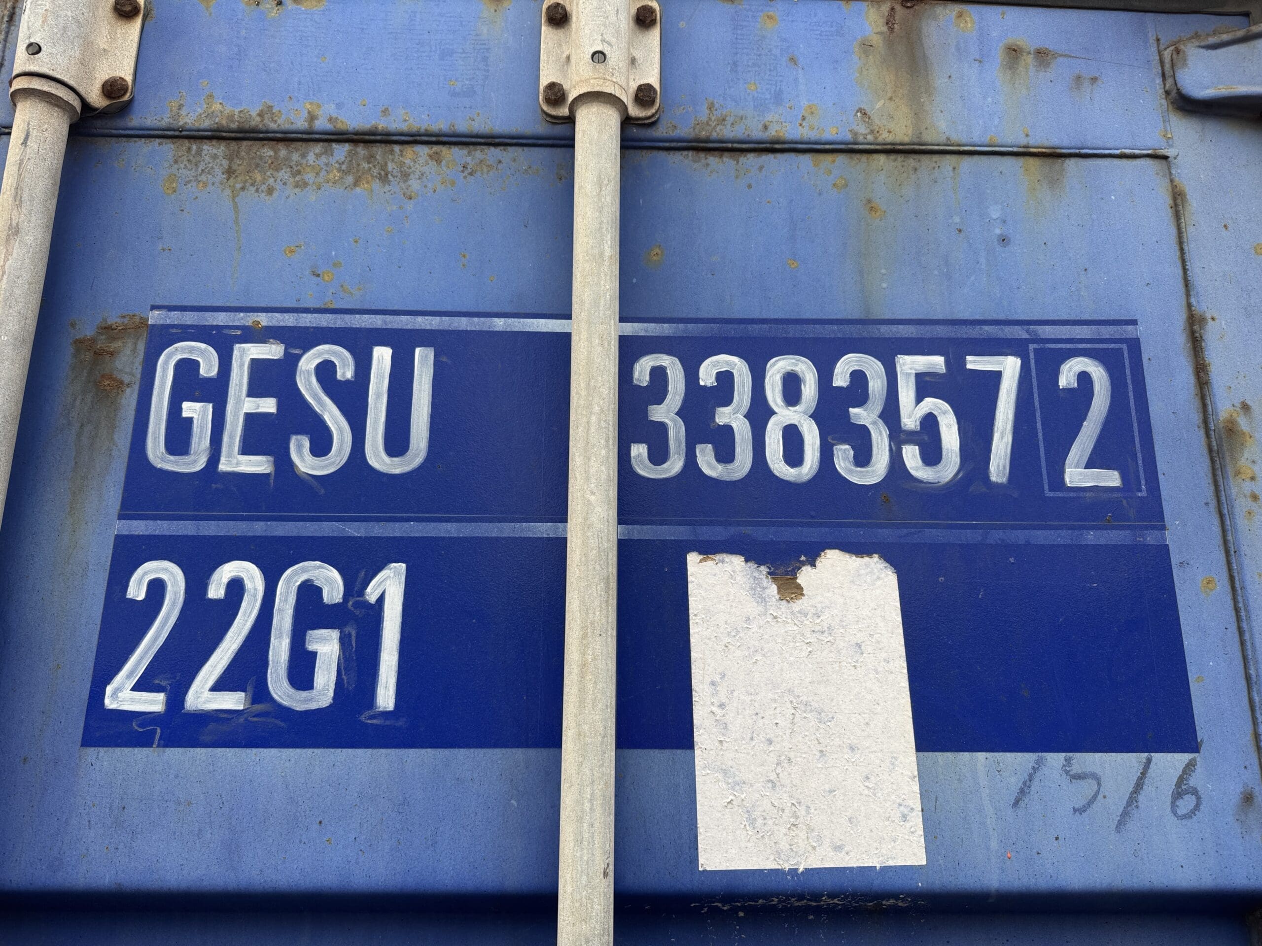 20ft Used Shipping Container – Wind & Watertight – Blue — 20ft — used (image 2 of 12)