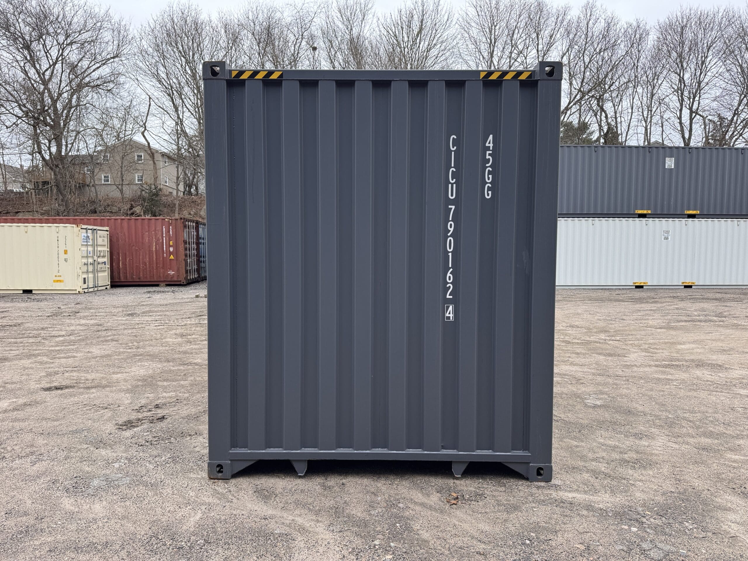 40ft New High Cube Shipping Container – Wind & Watertight – Dk Gray — 40ft — new (image 10 of 12)