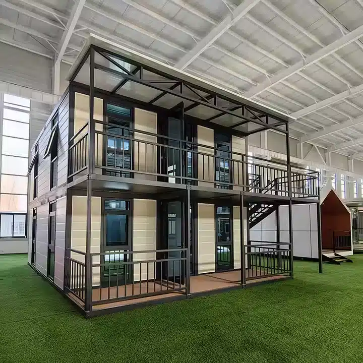4 Bedroom 2 Story Luxury Modular Container Home Villa – Fully Furnished Prefabricated Portable House with Balcony — 20ft — new (image 1…