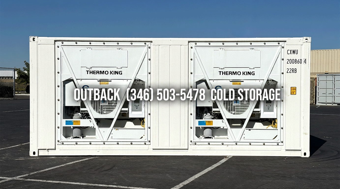 20ft Blast Freezer Container -40°F to 70°F
