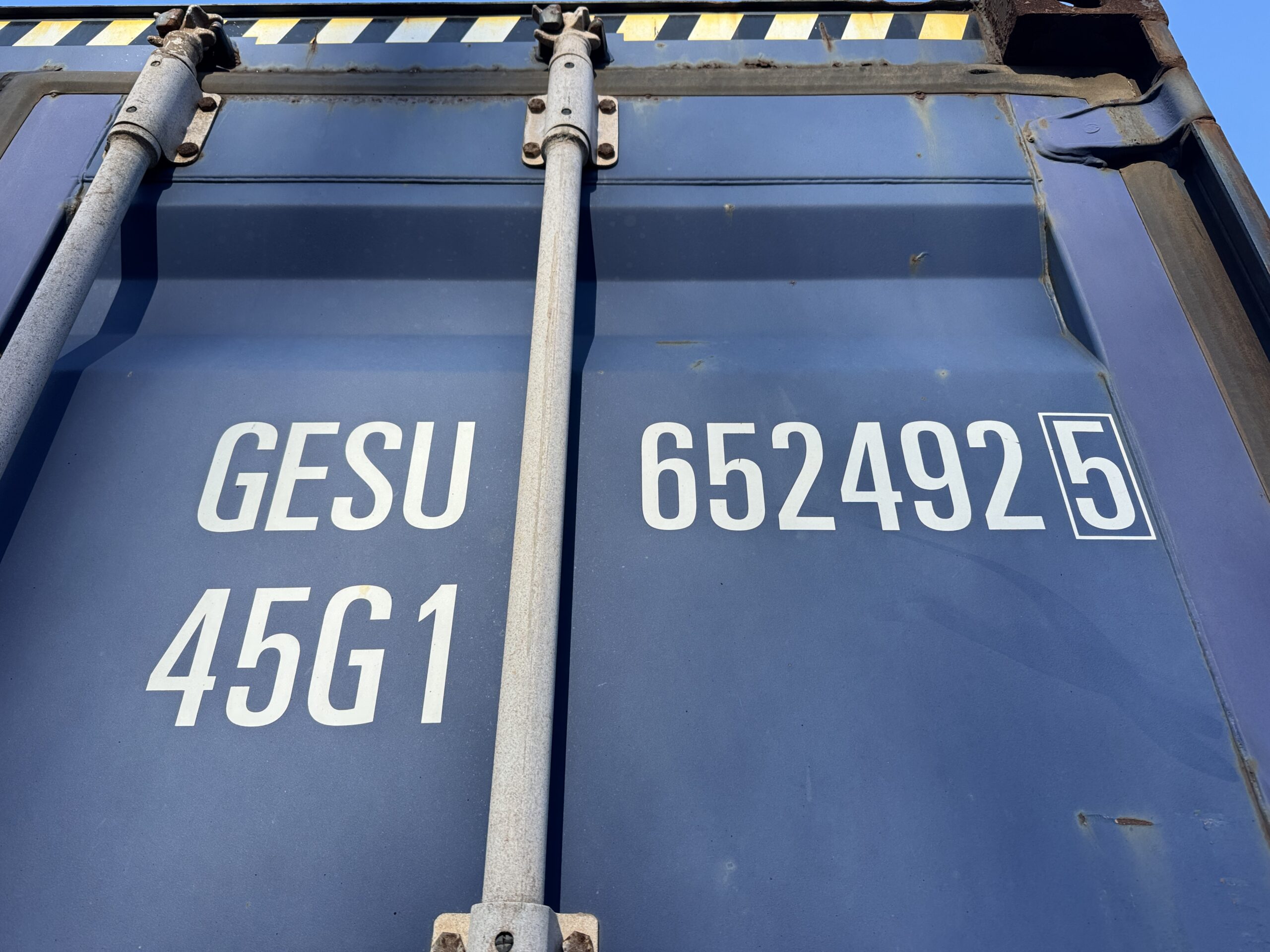 40ft Used High Cube Shipping Container – Wind & Watertight – Blue — 40ft — used (image 3 of 12)