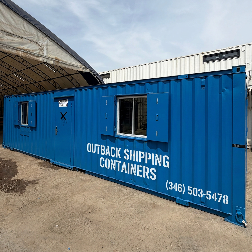 32x10ft — Canteen / Office — Building Site Accommodation — Portable Anti-Vandal - image 1