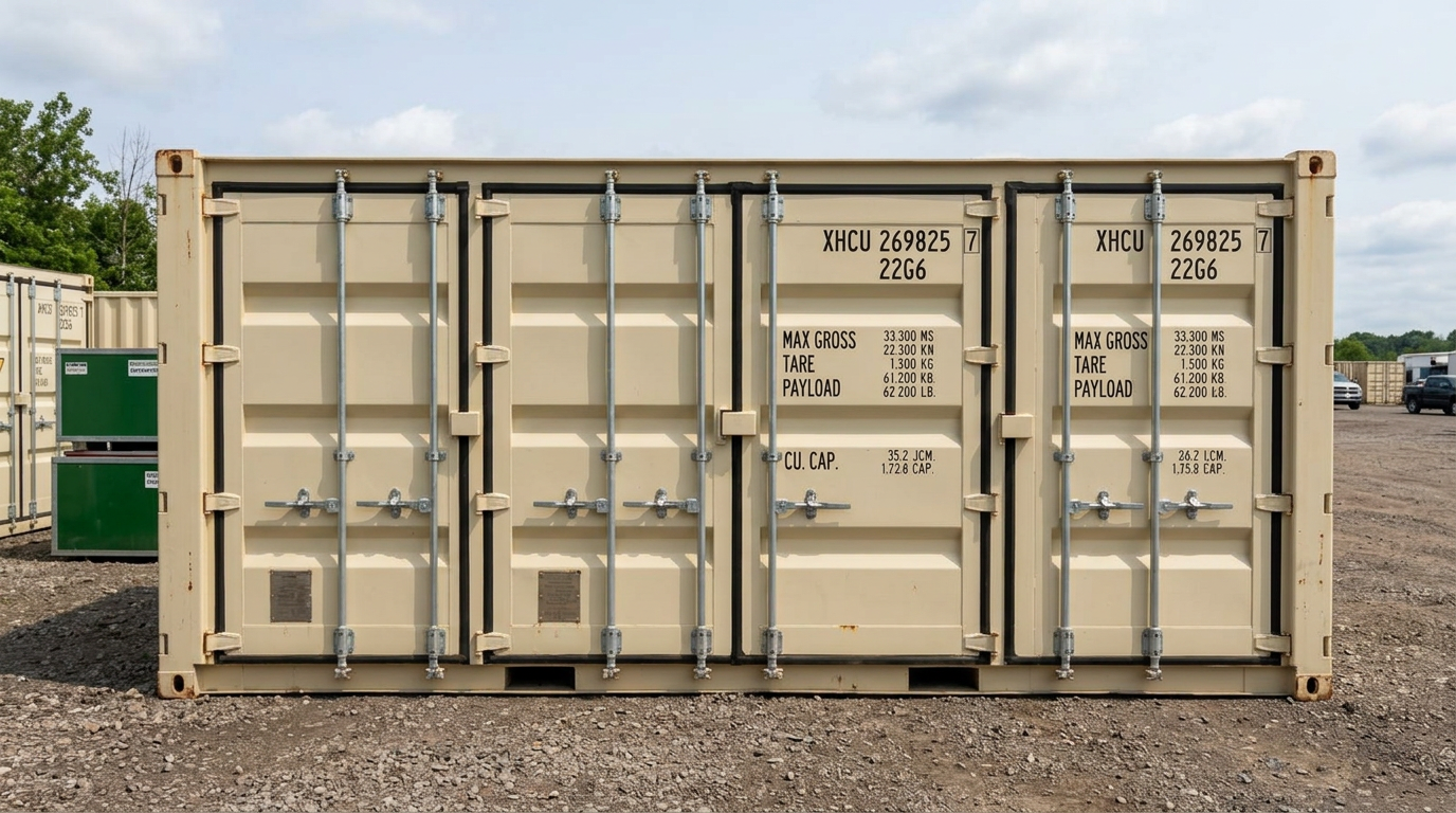20ft Open Side Shipping Container – One Trip – With Side Doors — 20ft — new — storage containers (image 6 of 6)