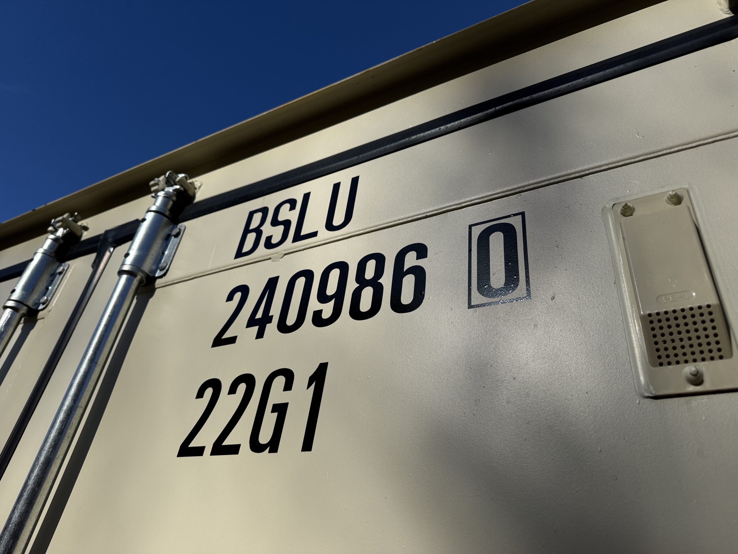 20ft New Shipping Container – Wind & Watertight – Beige — 20ft — new (image 2 of 12)
