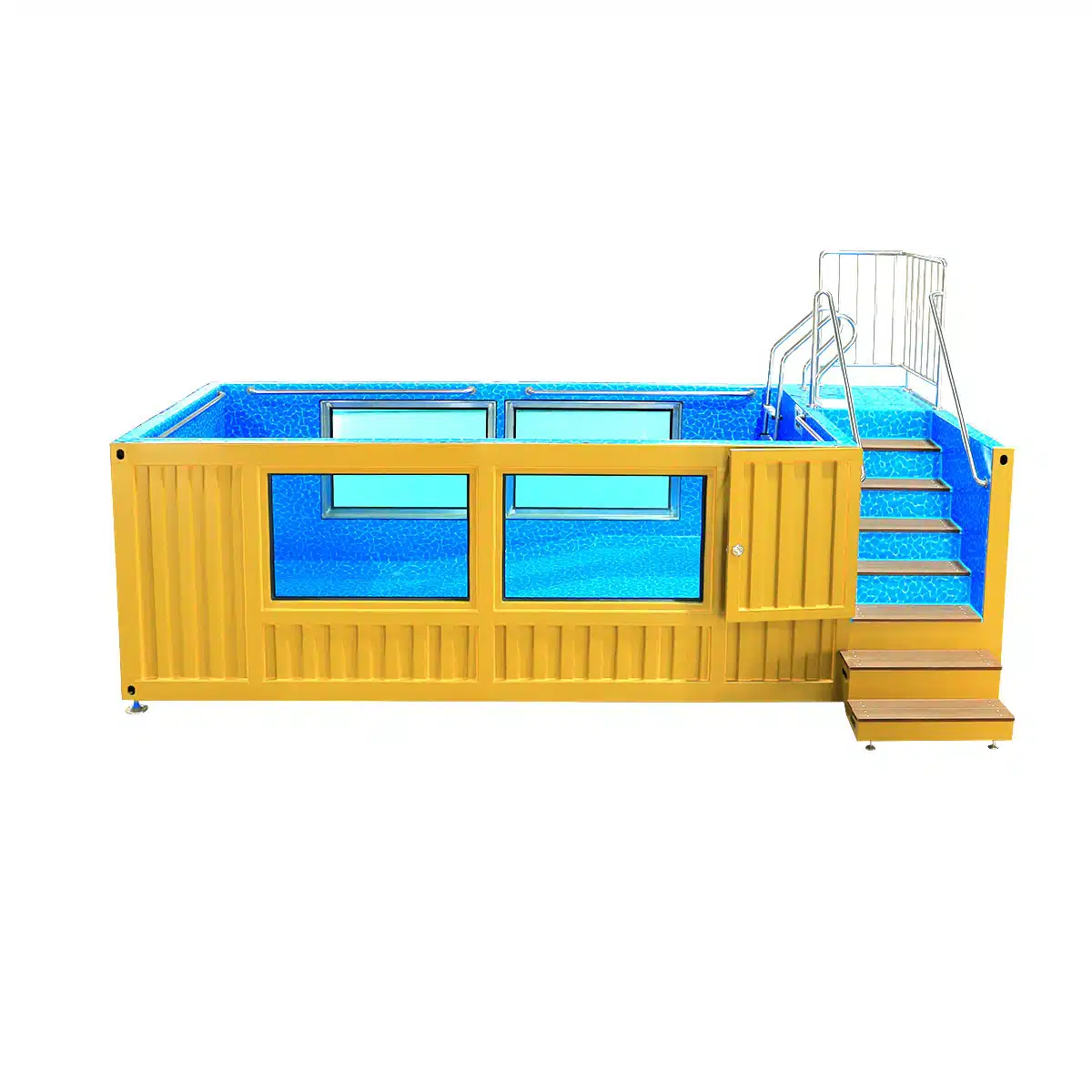 20ft Luxury Container Swimming Pool with Glass Viewing Panel — 20ft — new (image 6 of 15)