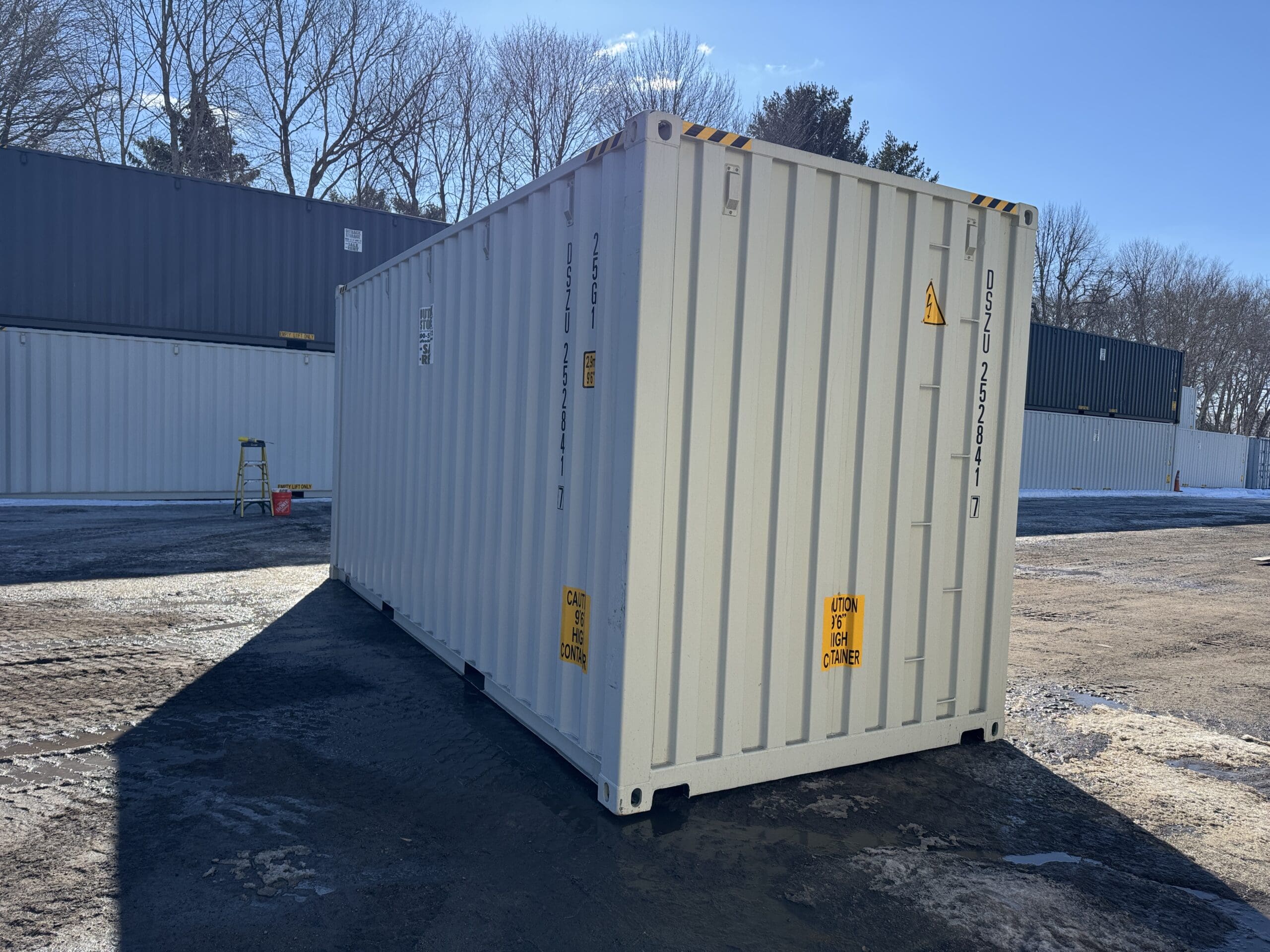 20ft New High Cube Shipping Container – Wind & Watertight – Gray — 20ft — new (image 10 of 12)
