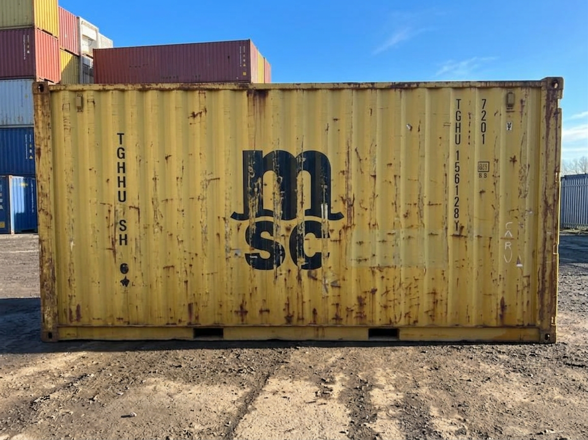 20ft Used Shipping Container with Roller Shutter Door — 20ft — used — storage containers (image 6 of 6)