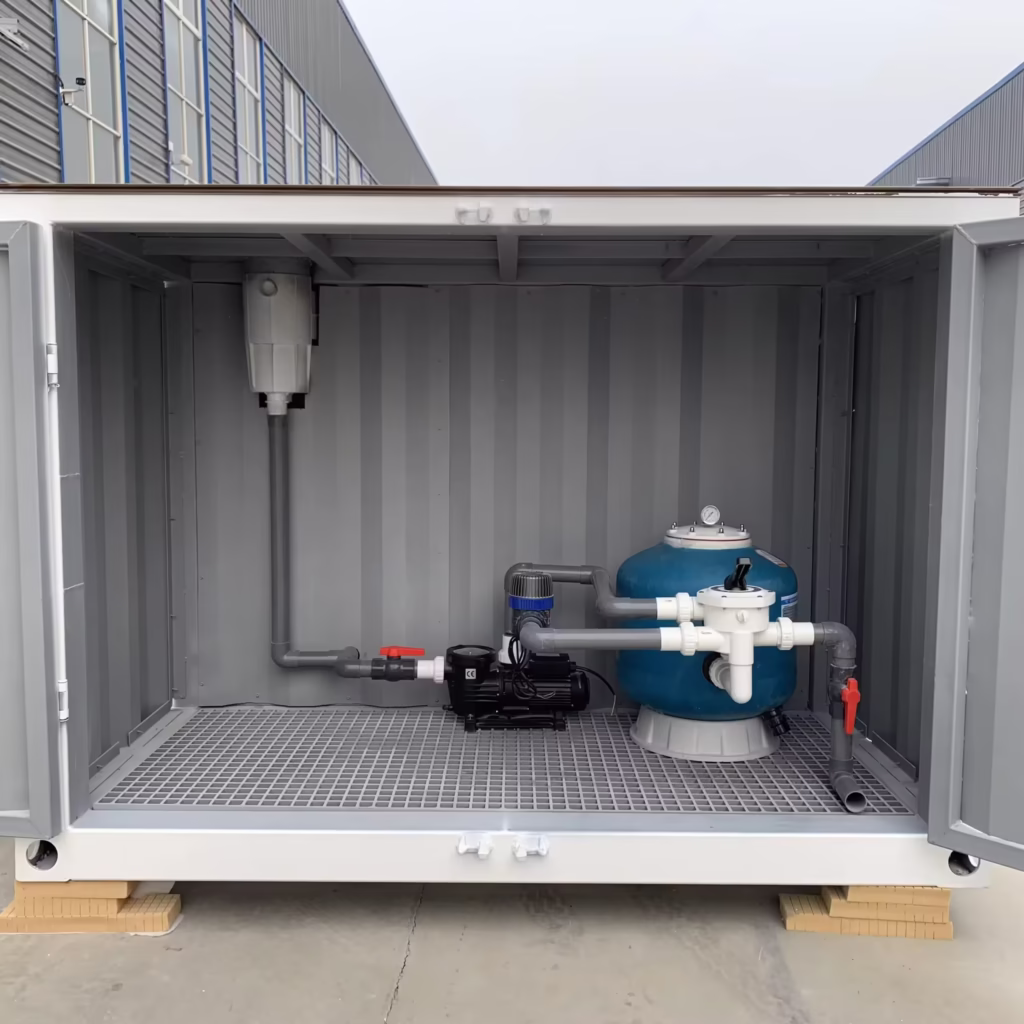 20ft Container Swimming Pool With Fiber Glass Window — 20ft — new (image 4 of 6)