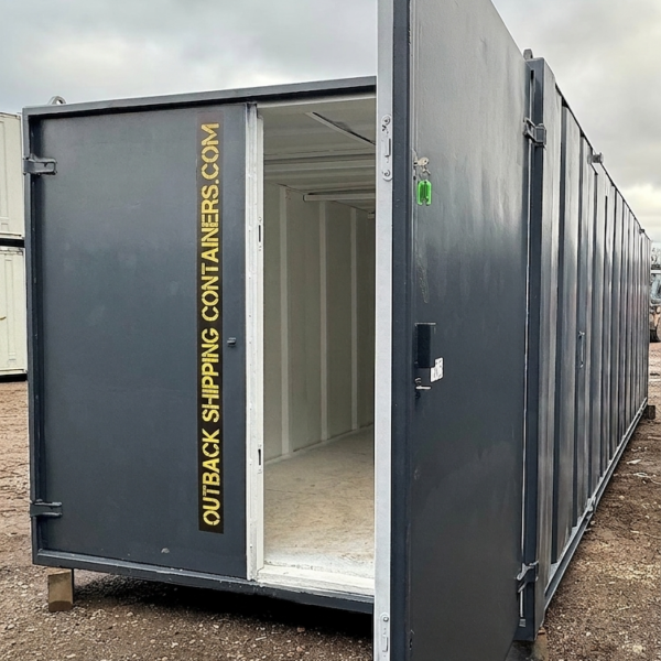 24 x 9 ft Secure Storage Container — Anti-Vandal Steel Store