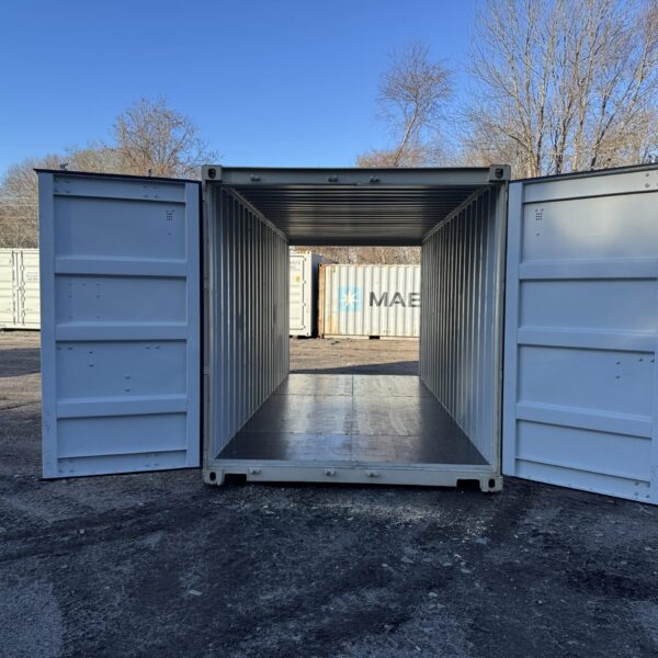 20ft New Shipping Container – Wind & Watertight – Beige – Unit BSLU240982-8