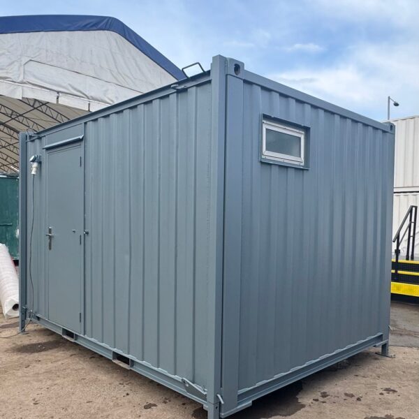 12 x 9 ft Anti-Vandal — 2 + 1 Toilet Block — Portable Building — No 1350