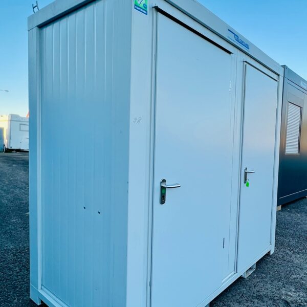Double Toilet Blocks — Male/Female WC — 8x5 ft — NEW 1+1 Toilet Block — Light Grey — No 790
