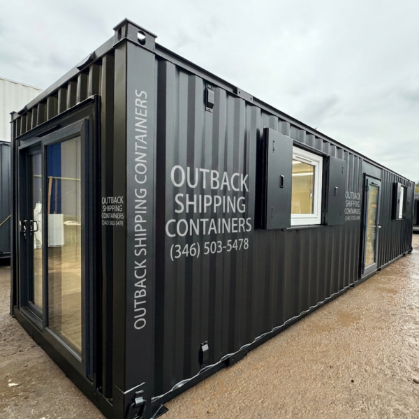 32x10ft — CUSTOM Cabin — Office / Canteen — Sliding Door — Portable Building — No 1120