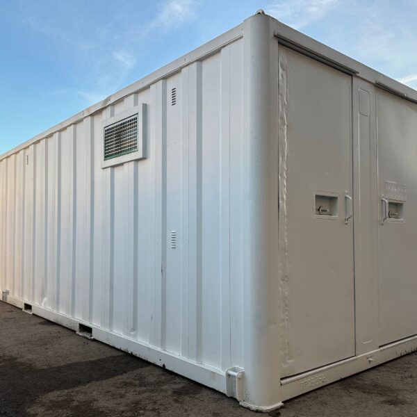 25x9ft — Static Welfare Unit — Office, Toilet, Canteen, Drying Room & Generator 6KVA — Welfare — Anti-Vandal — Building Site Accommodation — Portable Anti-Vandal
