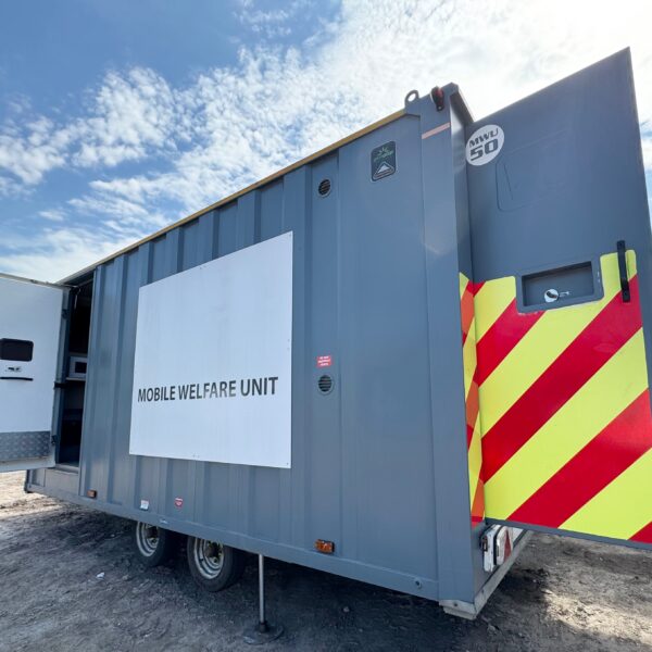 Groundhog Towable Mobile Welfare | 2019 Twin Axle 16ft Welfare | GPO500 | Building Site Accommodation | Reduced | No 1444